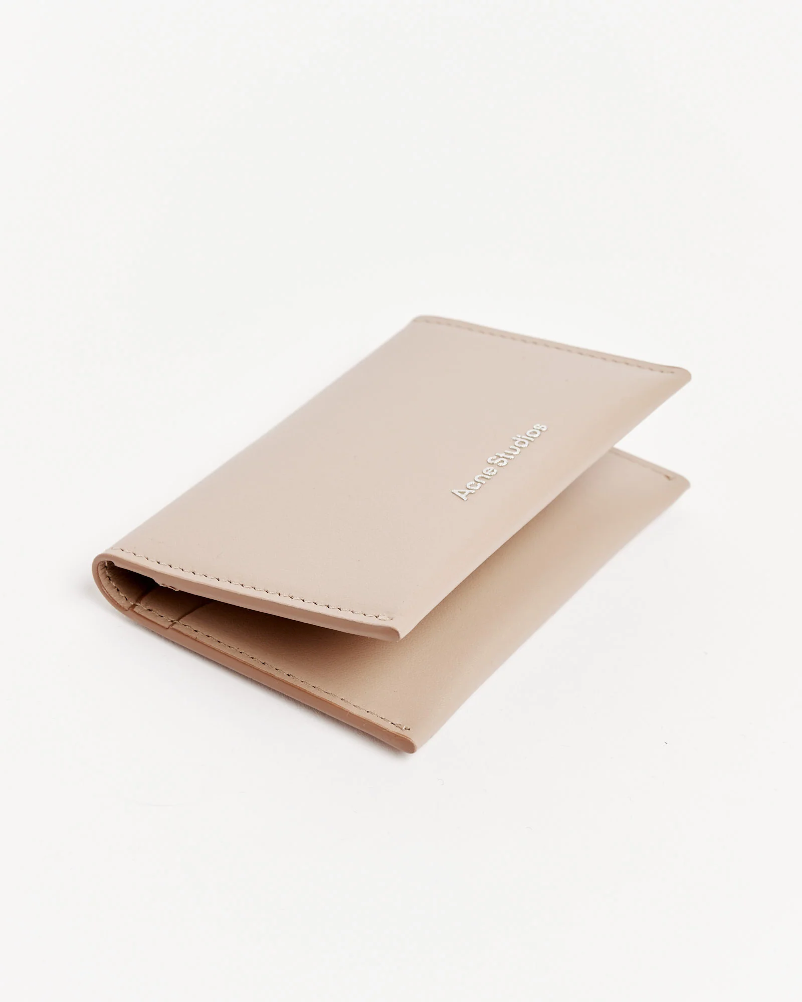 Folded Wallet in Taupe Beige - Image 3