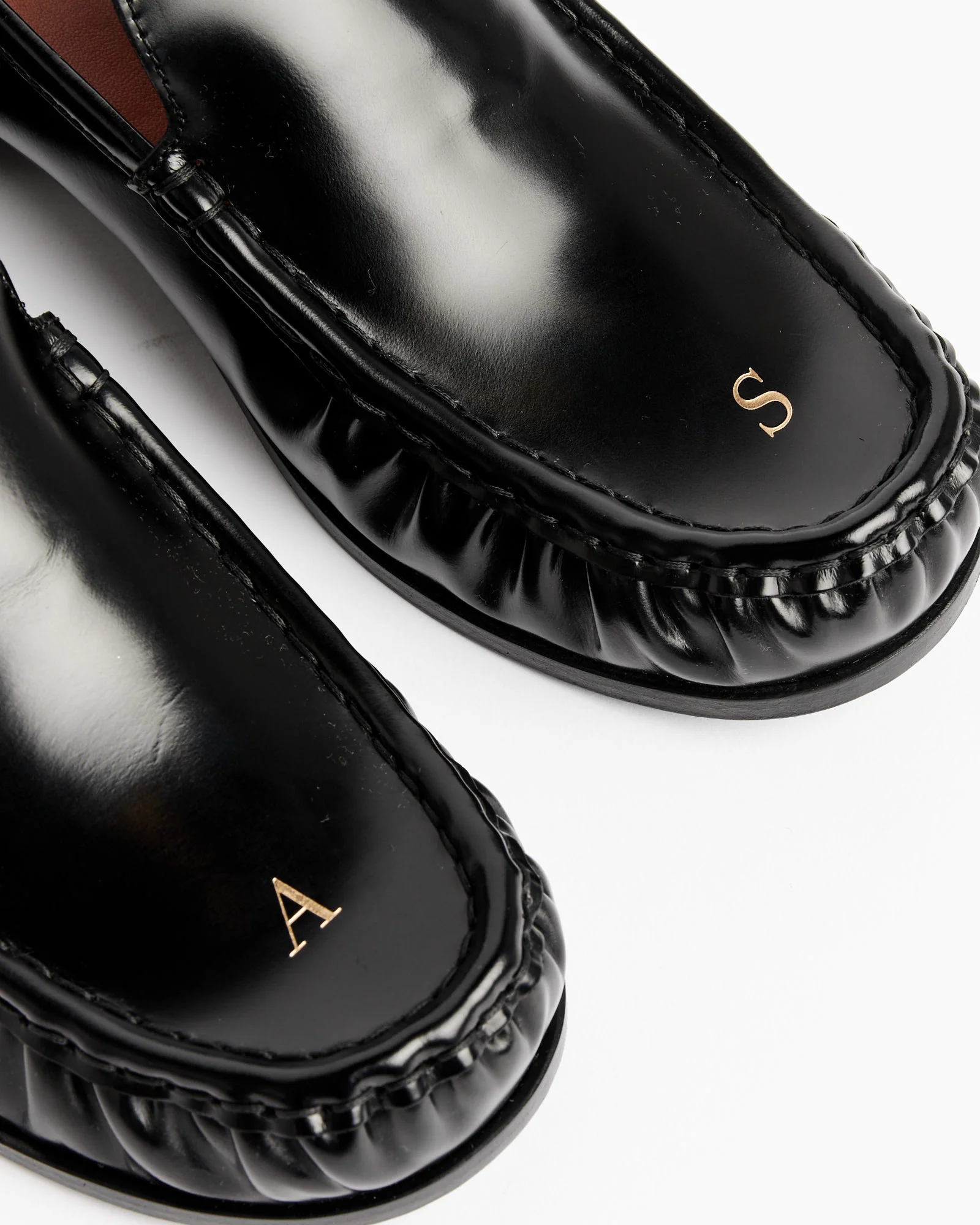 Leather Loafer in Black - Image 2