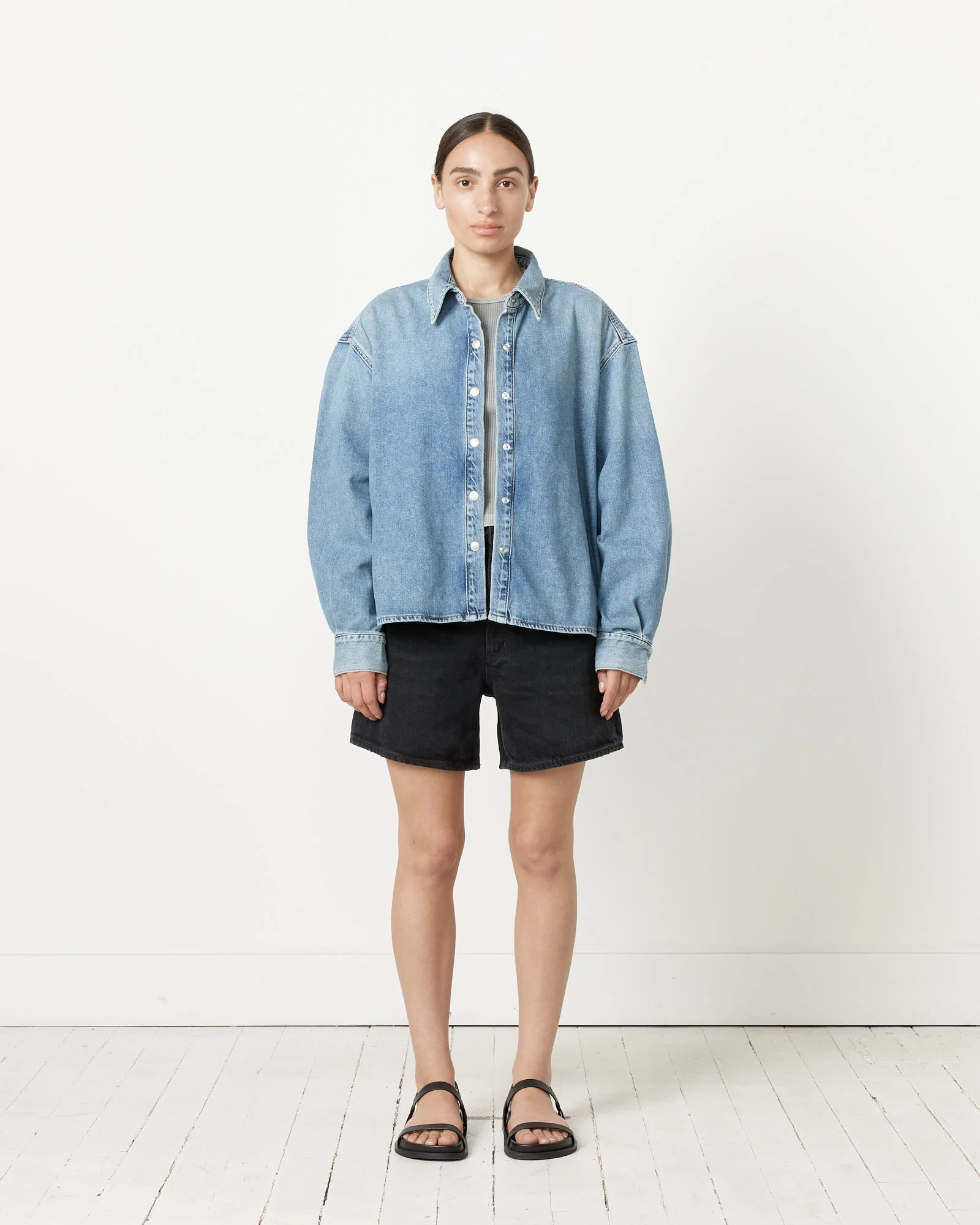 Aiden High Low Shirt in Shout - Image 2