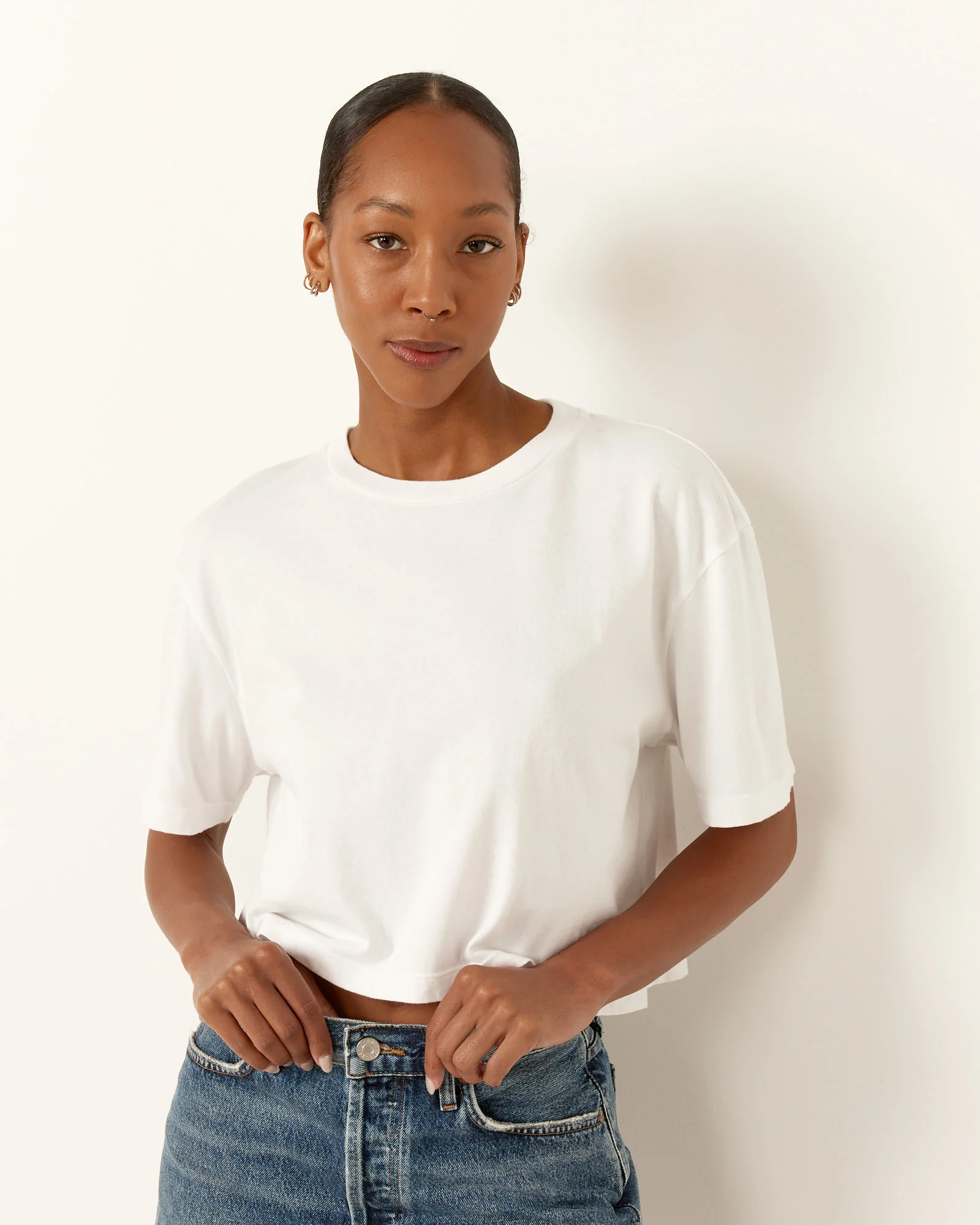 Anya Tee in White - Image 3