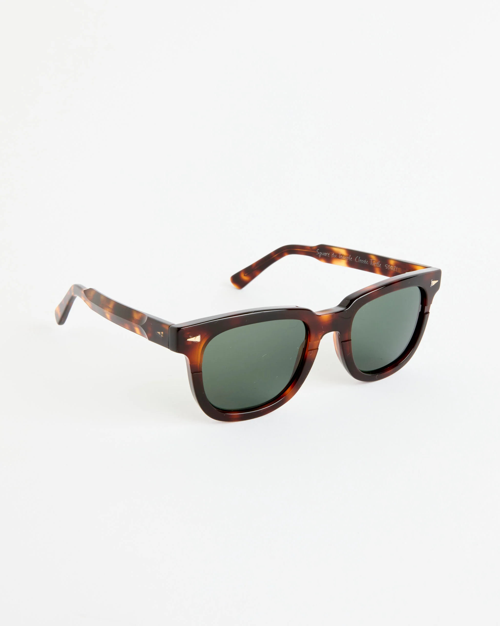 Square du Temple Sunglasses in Classic Turtle/G15 - Image 2