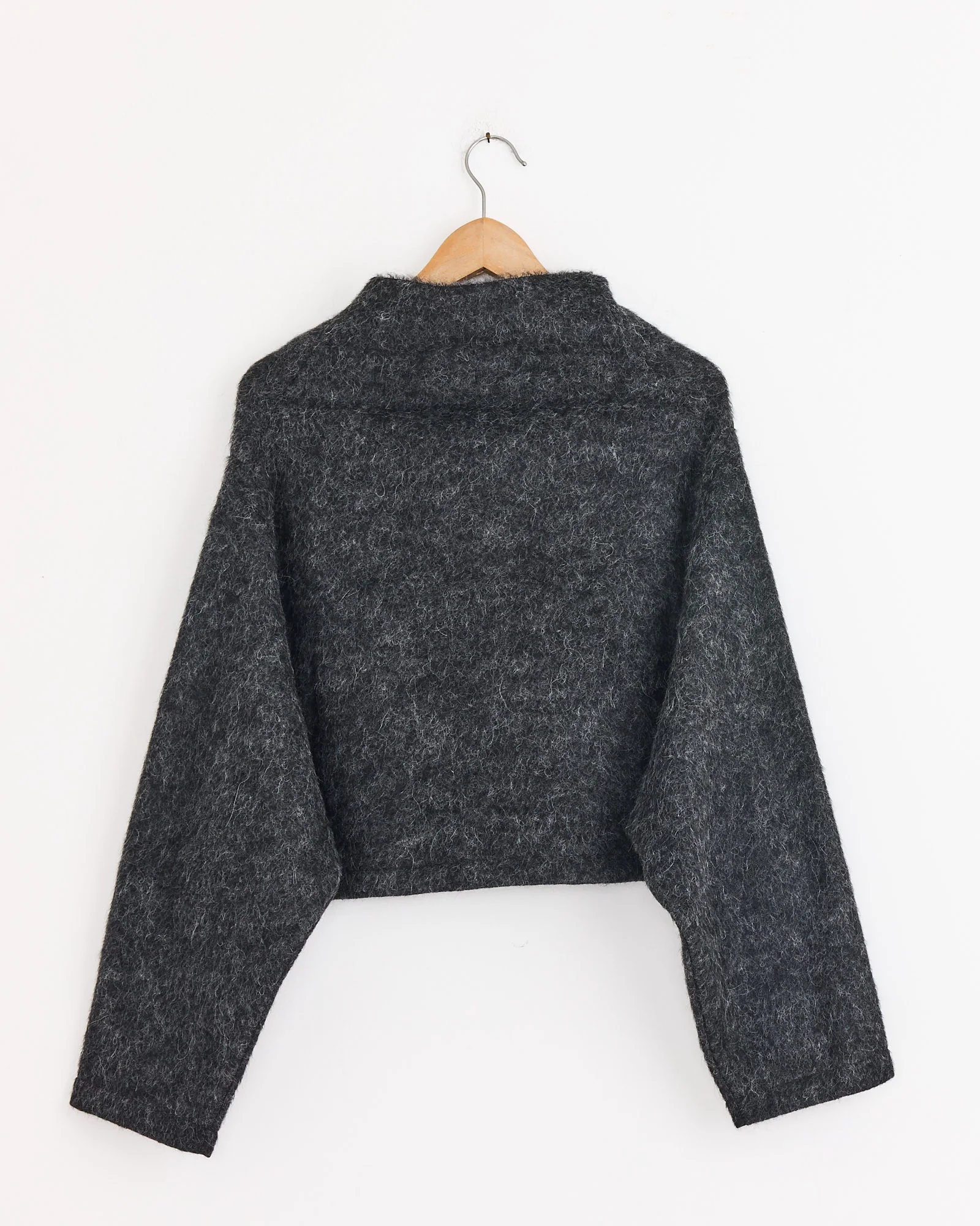 Alpaca Top in Charcoal - Image 3