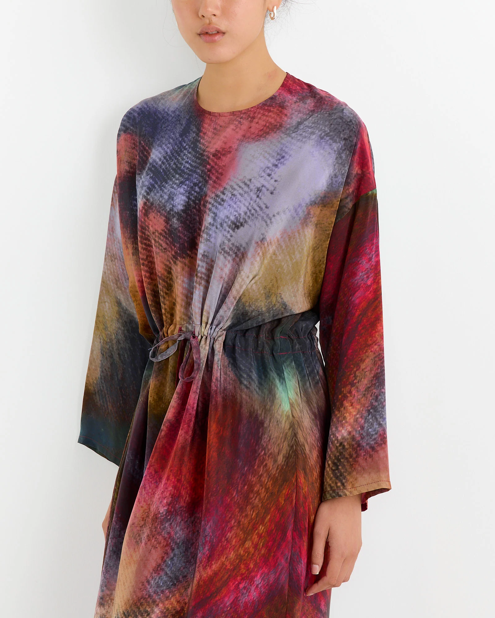 Simple Dress in Print C - Image 2