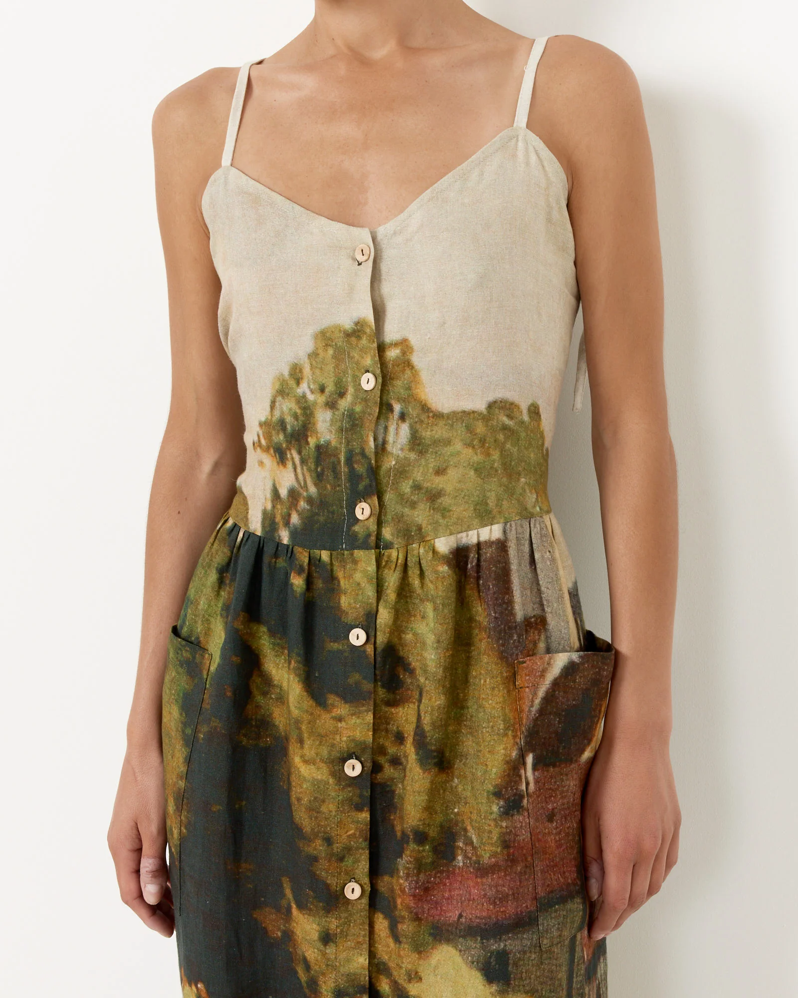 Spaghetti Dress in Print G - Image 3