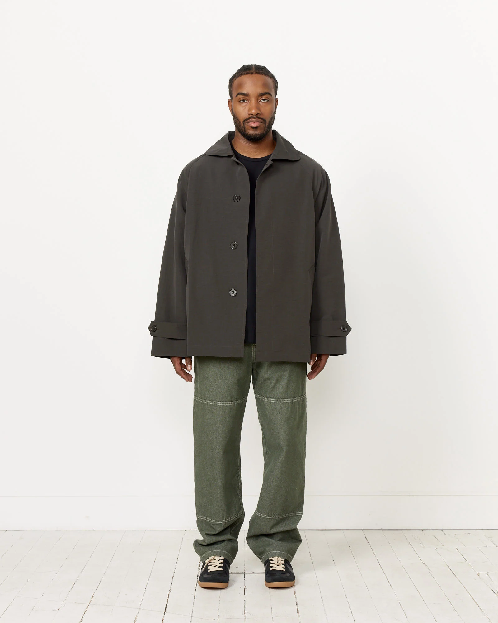Utile Coat in Charcoal - Image 2