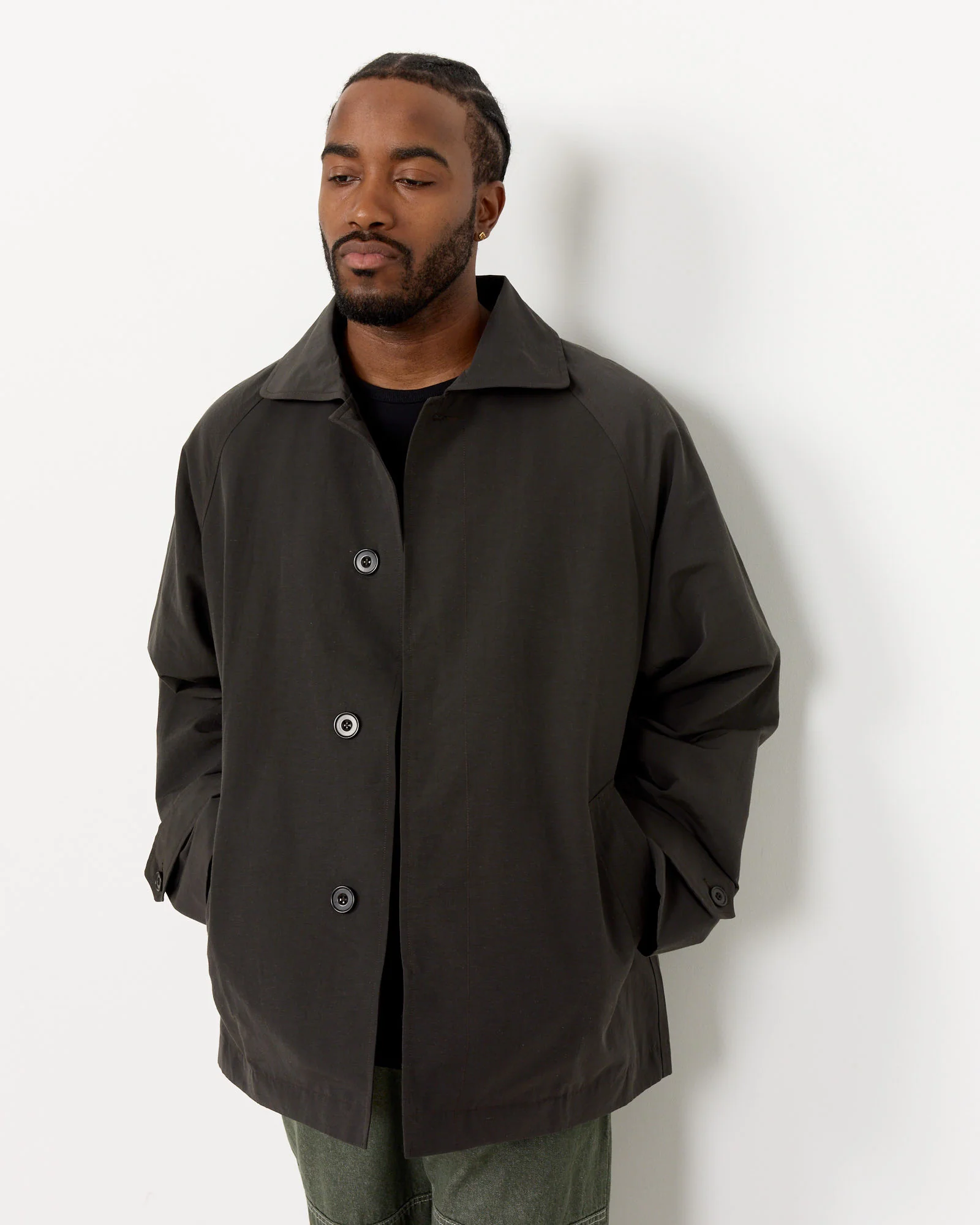 Utile Coat in Charcoal - Image 3