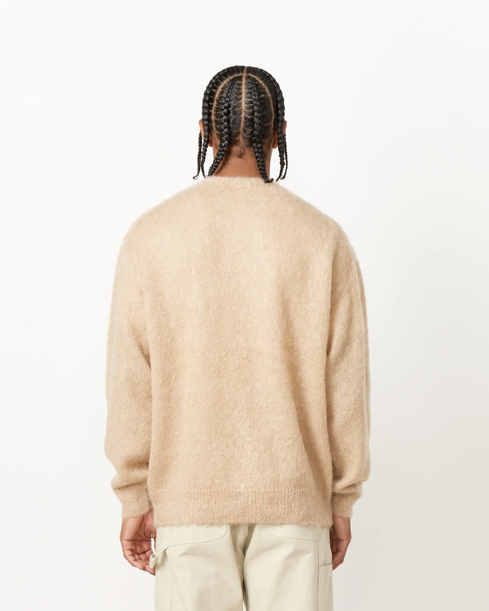 Brushed Mohair Knit Pullover - Image 3