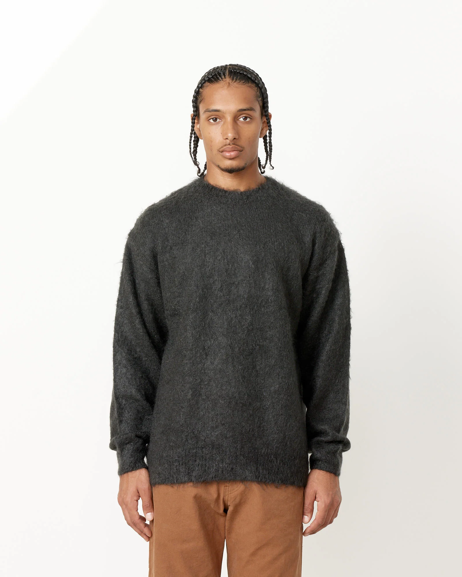 Brushed Mohair Knit Pullover - Image 6