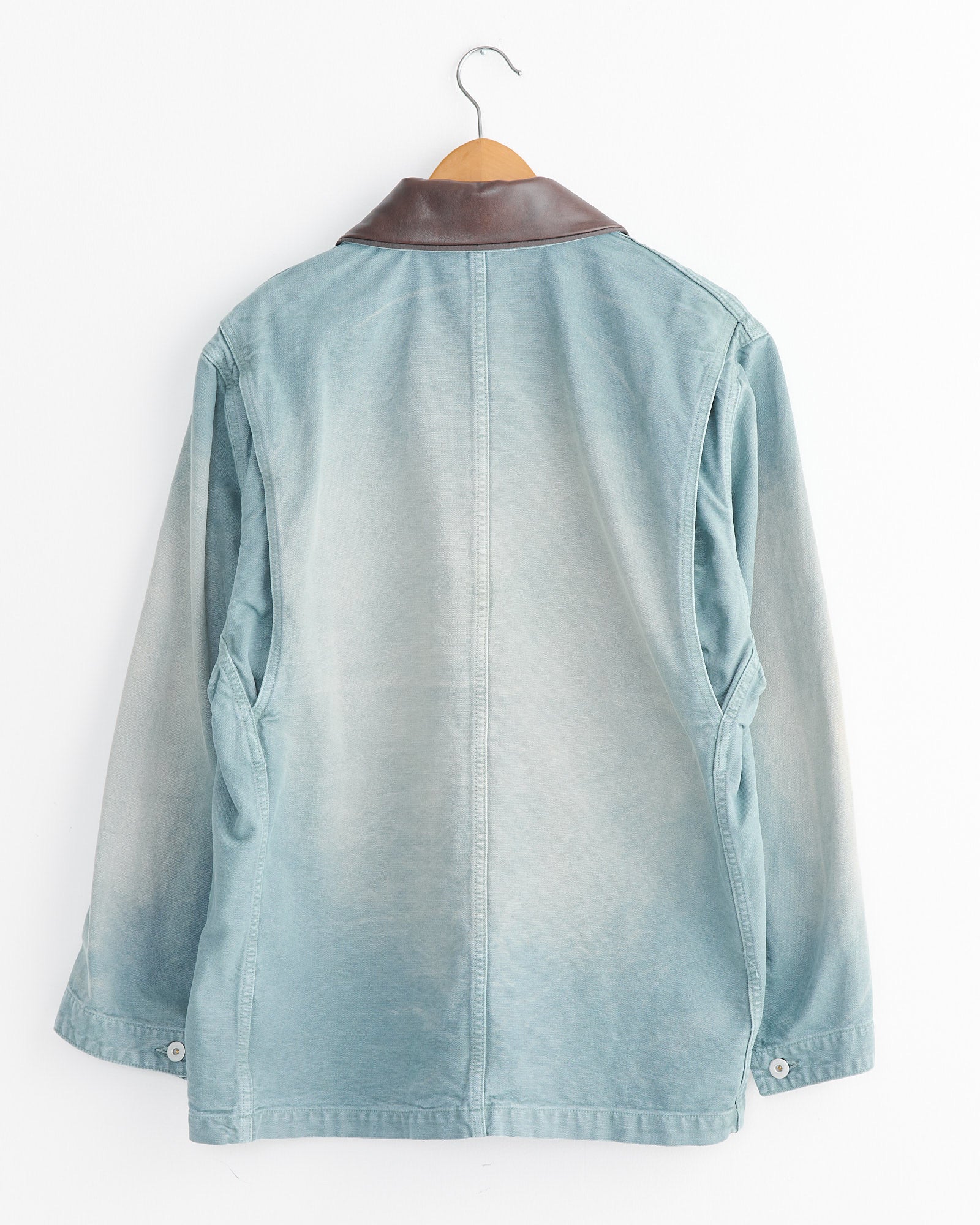 Cotton Duck Blouson in Ash Green - Image 4