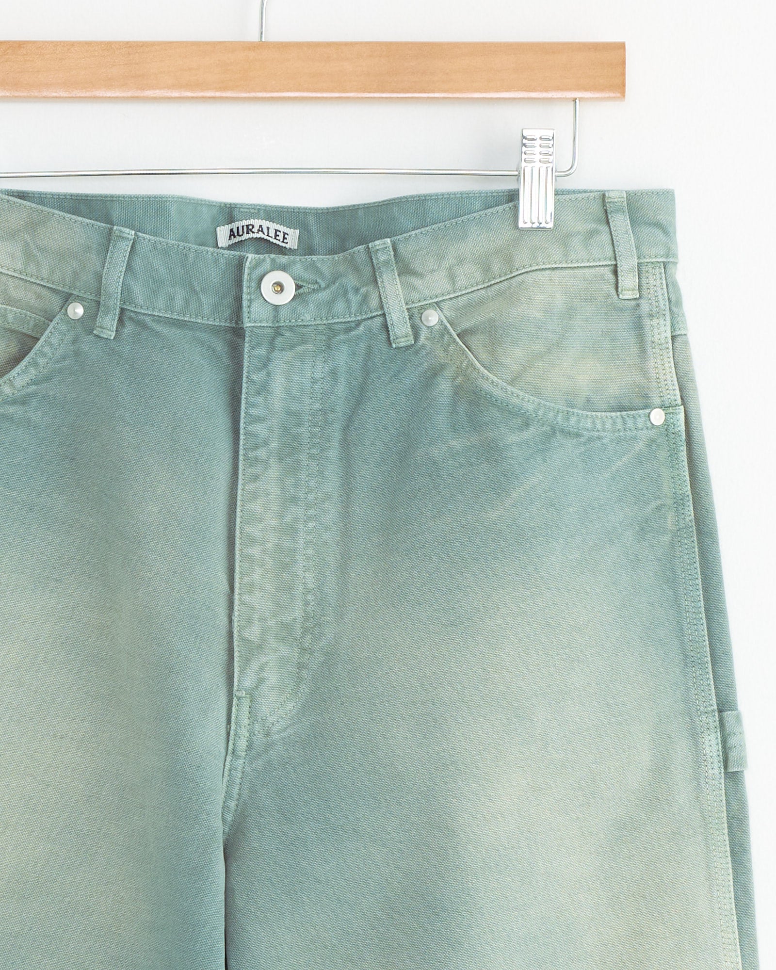 Cotton Duck Pant in Ash Green - Image 2
