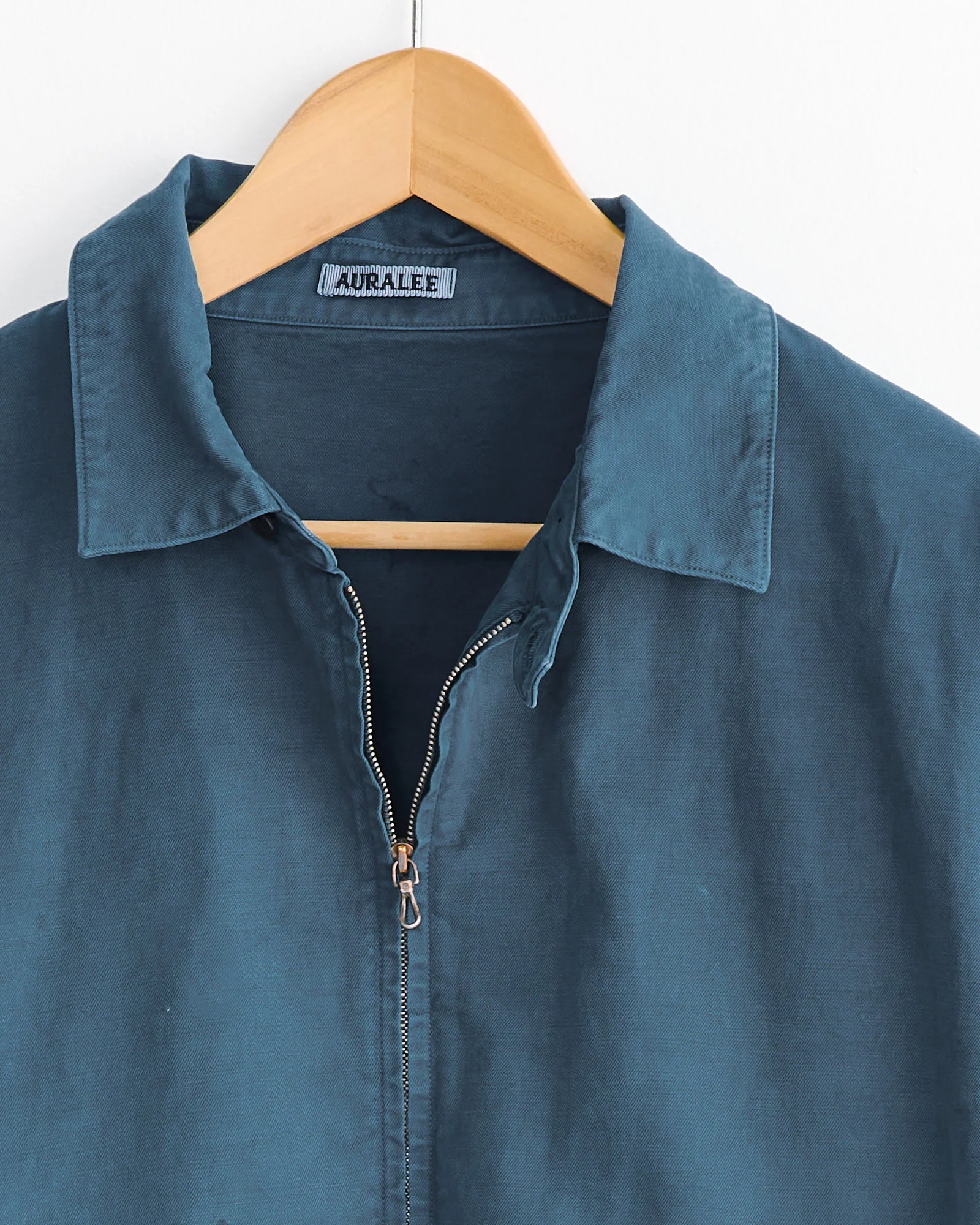 Dyed Finx Gabardine Swing Jacket in Navy - Image 2