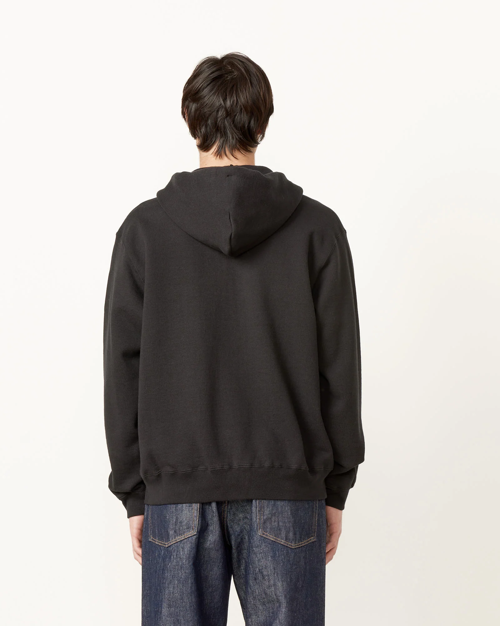Heavy BD Sweat Zip Parka in Black - Image 6