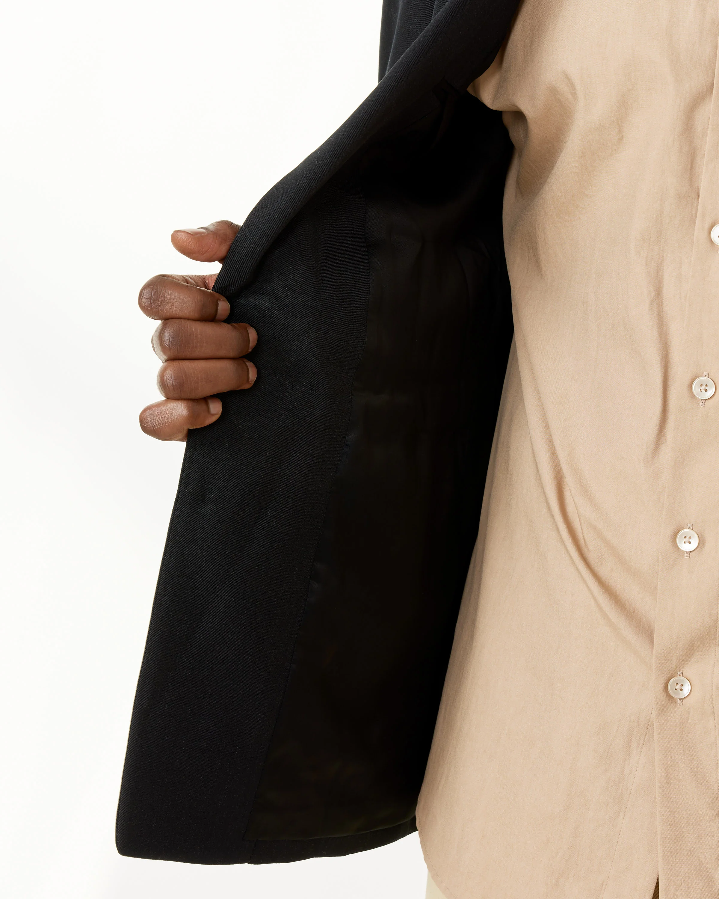 Light Wool Gabardine Jacket - Image 11