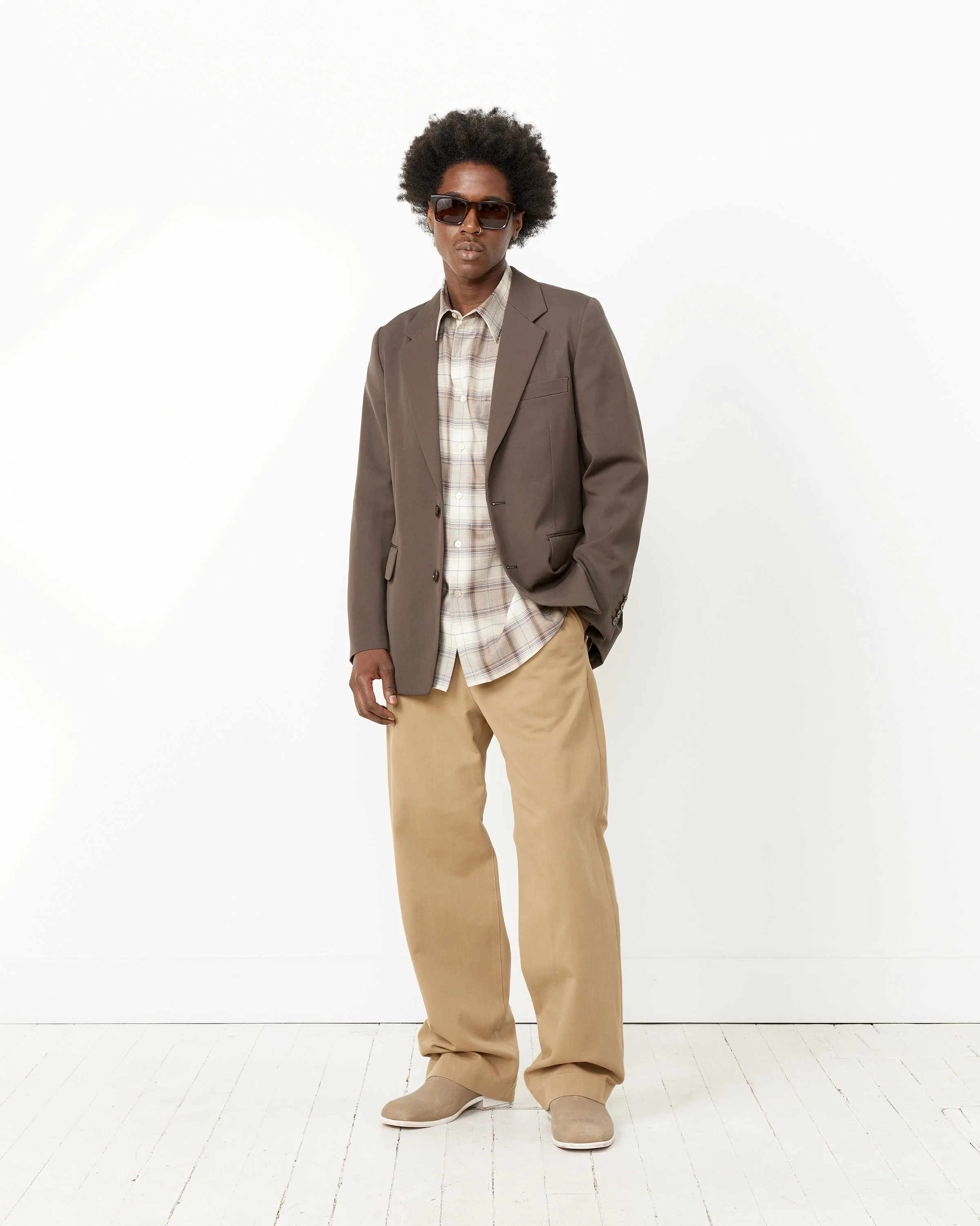 Light Wool Gabardine Jacket - Image 3