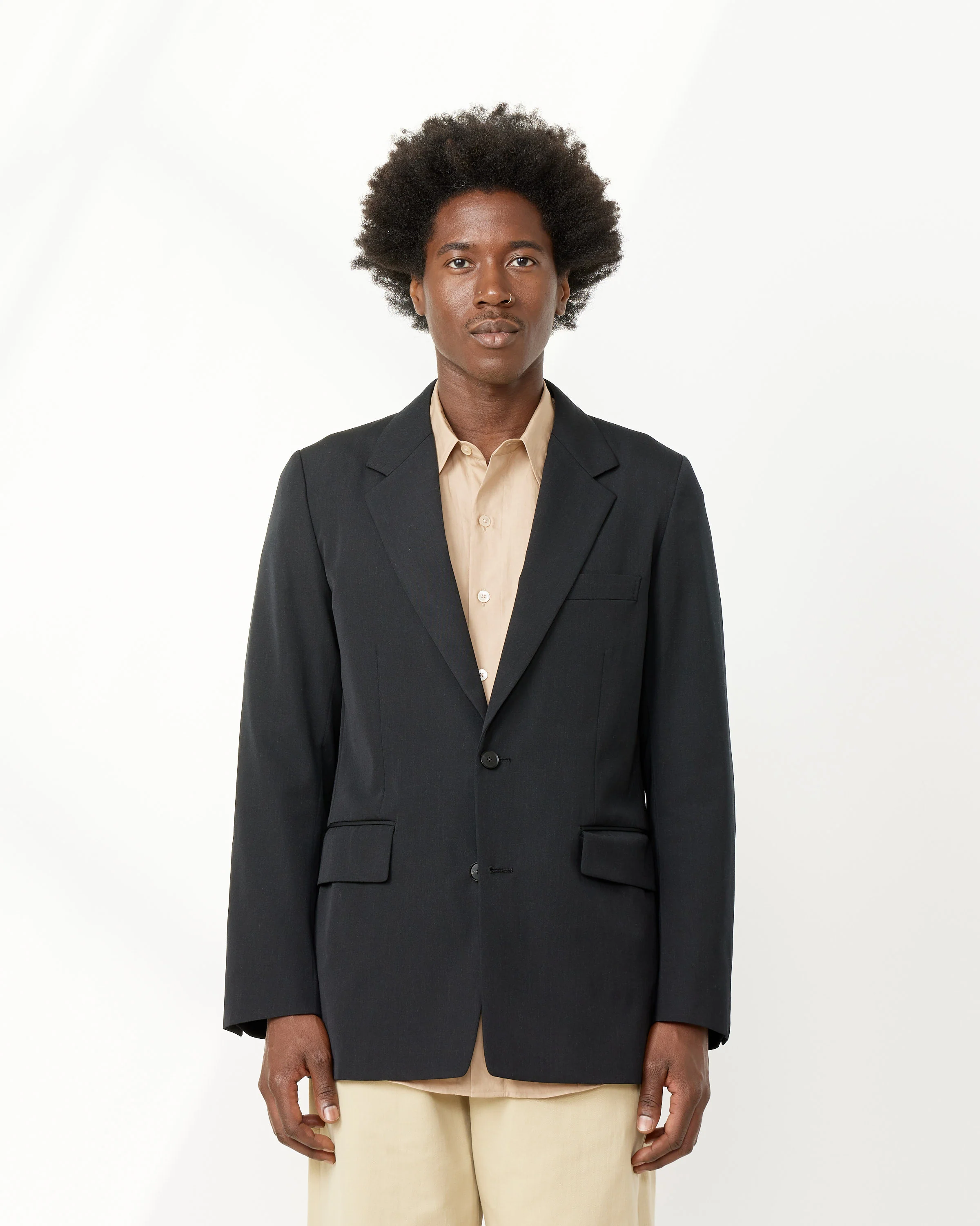 Light Wool Gabardine Jacket - Image 7