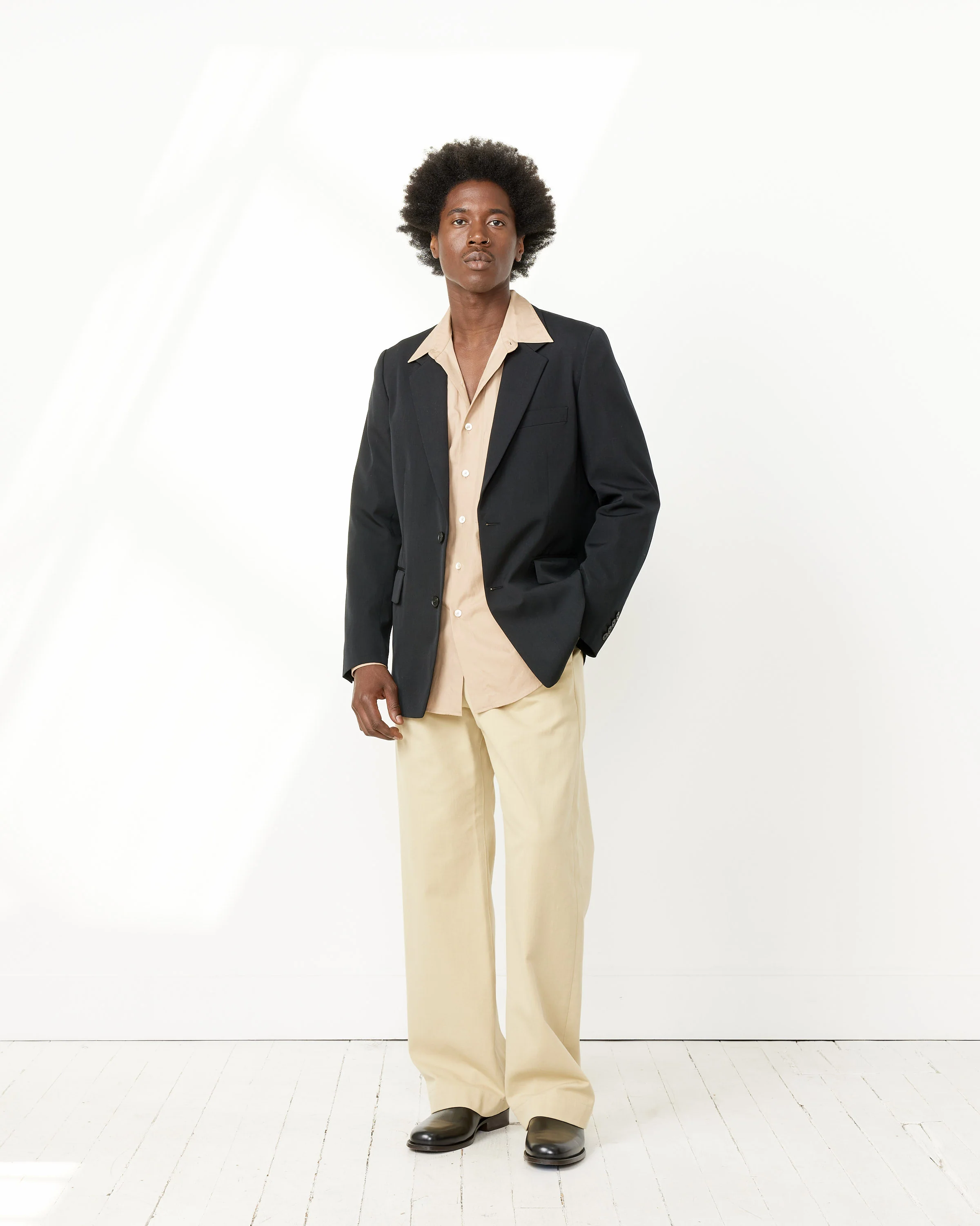 Light Wool Gabardine Jacket - Image 9