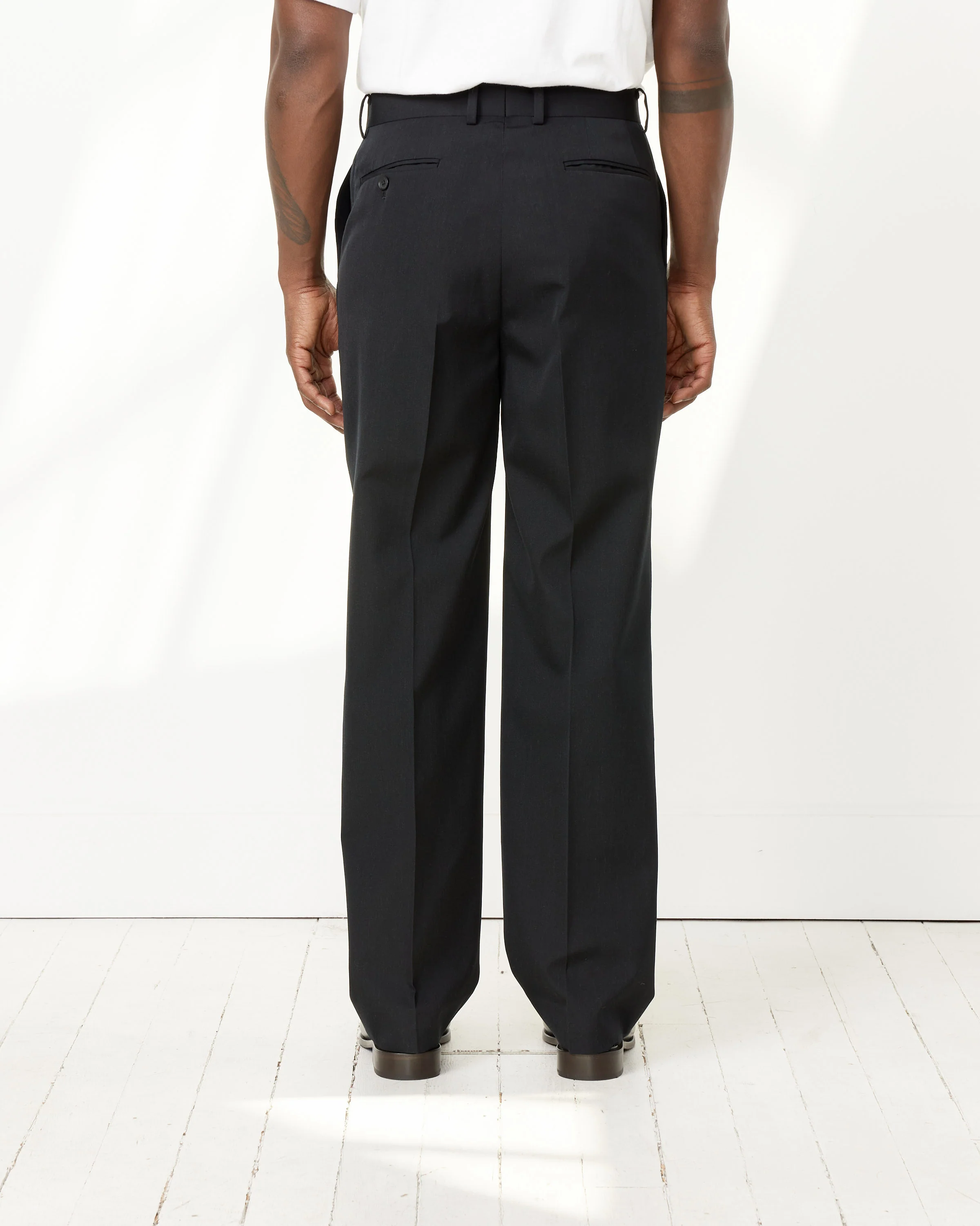 Light Wool Gabardine Slacks - Image 7