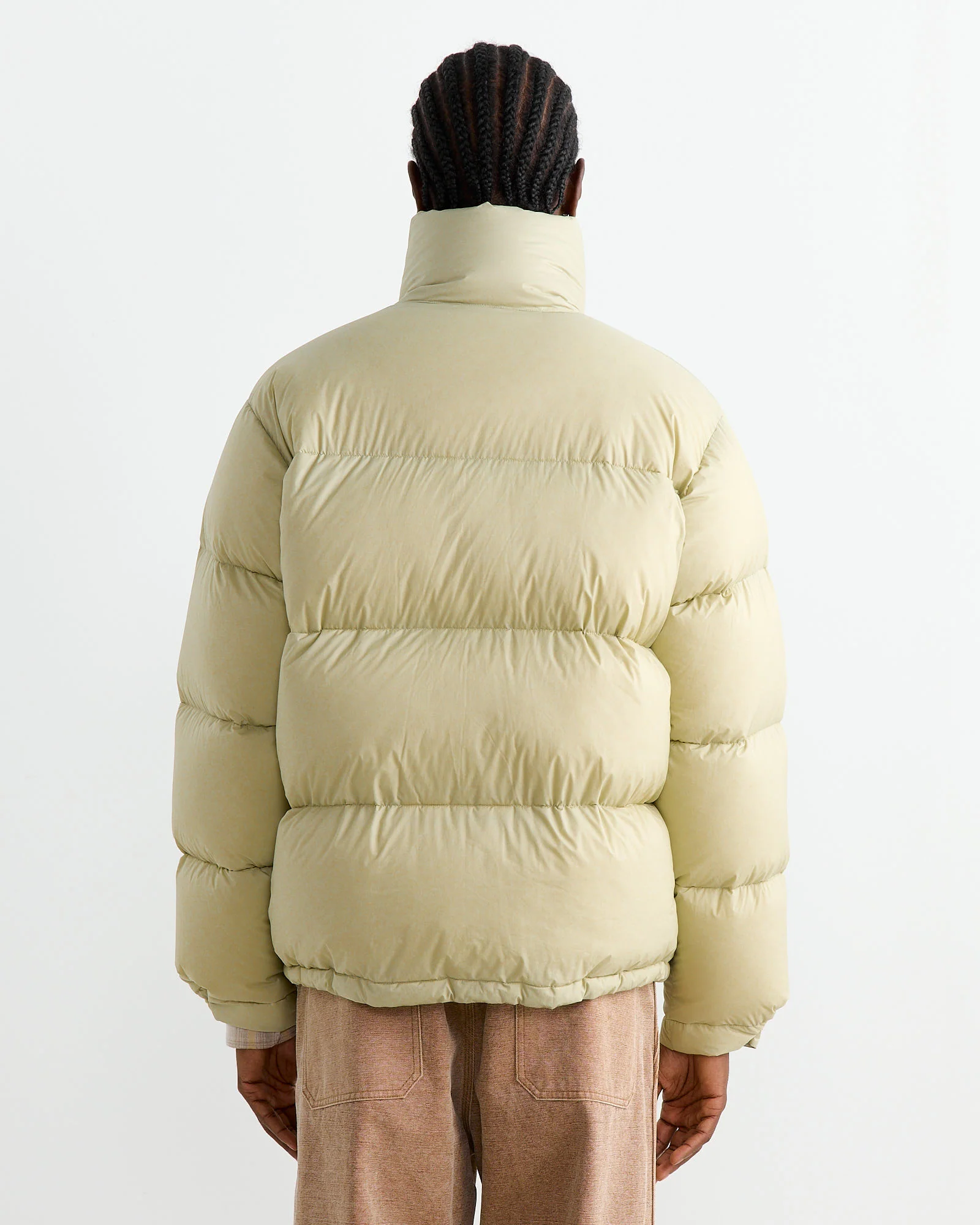 Nylon Ripstop Down Blouson in Light Khaki - Image 6