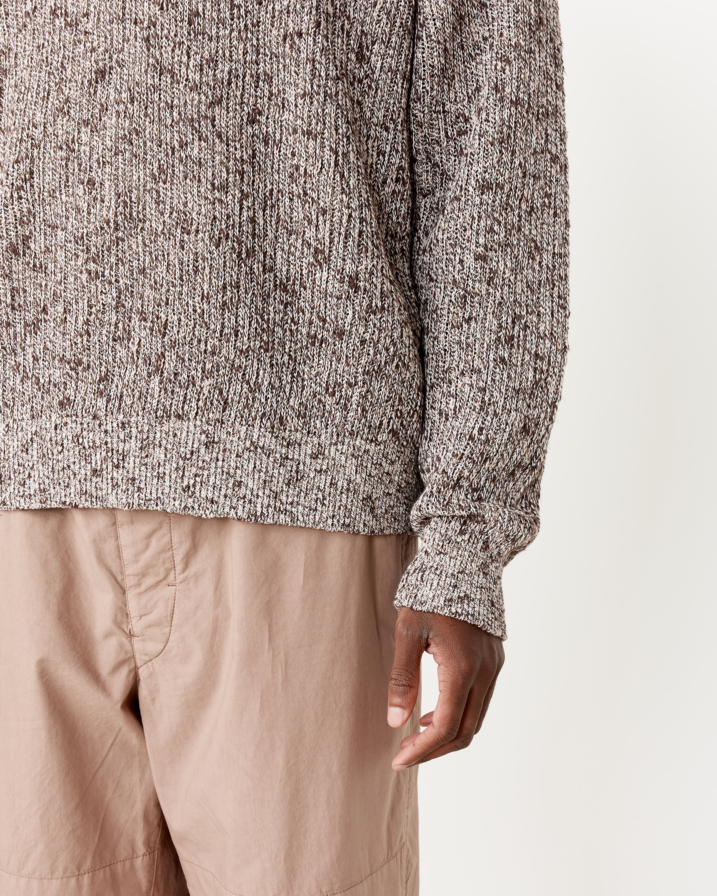 Slub Mix Top Yarn Rib Knit - Image 5