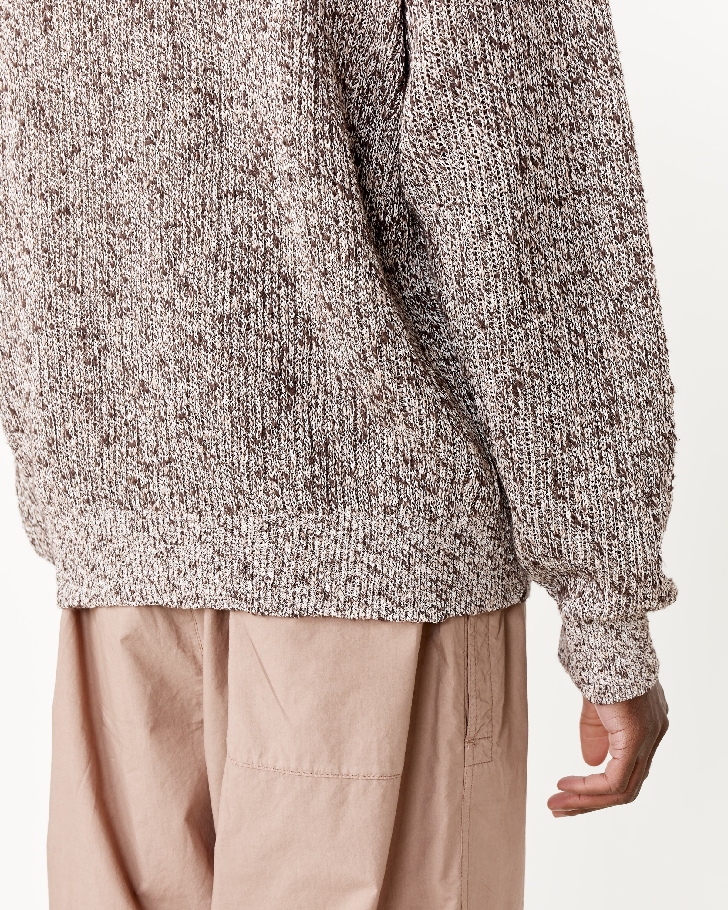 Slub Mix Top Yarn Rib Knit - Image 7
