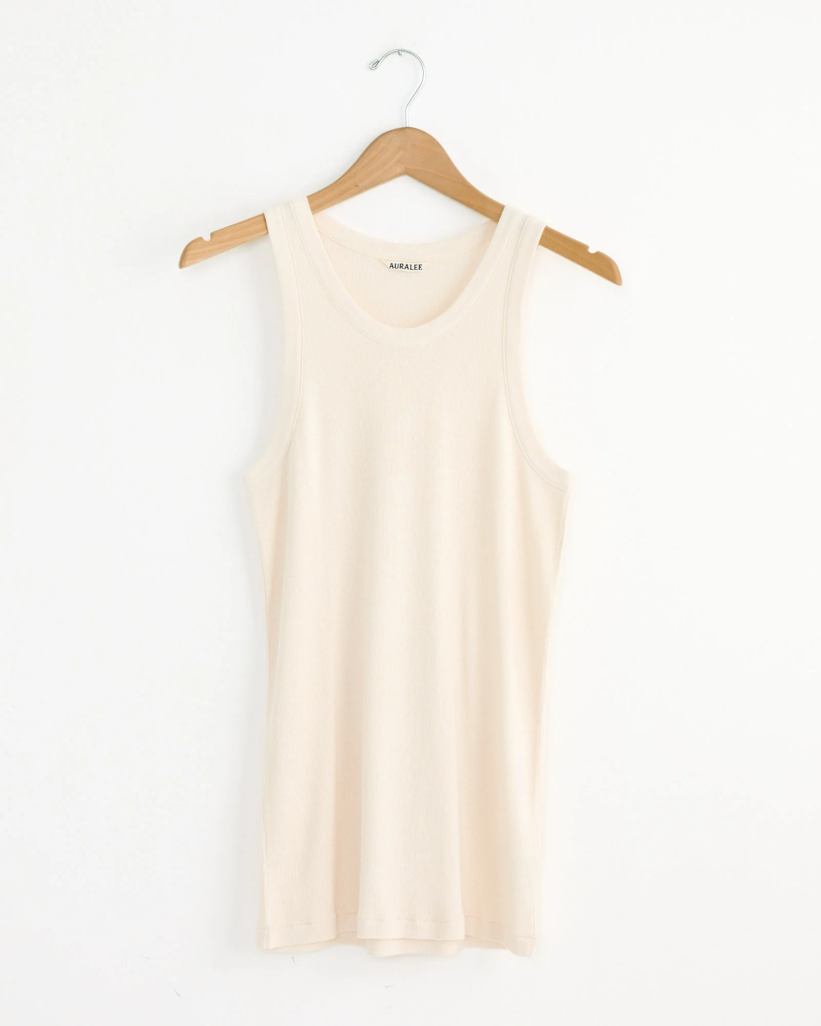 Soft Rib Tank Top in Ivory