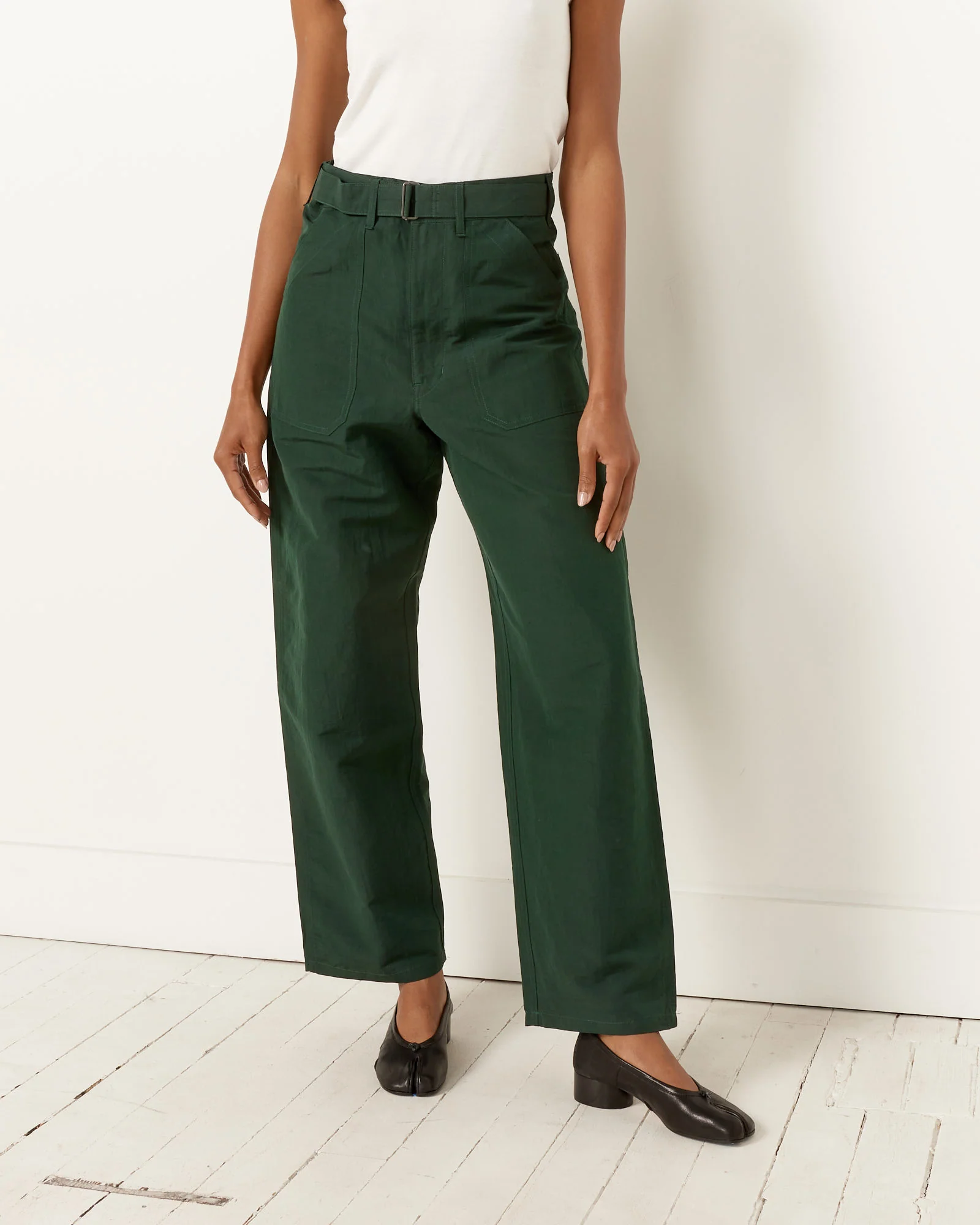 Weather Pant in Dark Green - Image 3