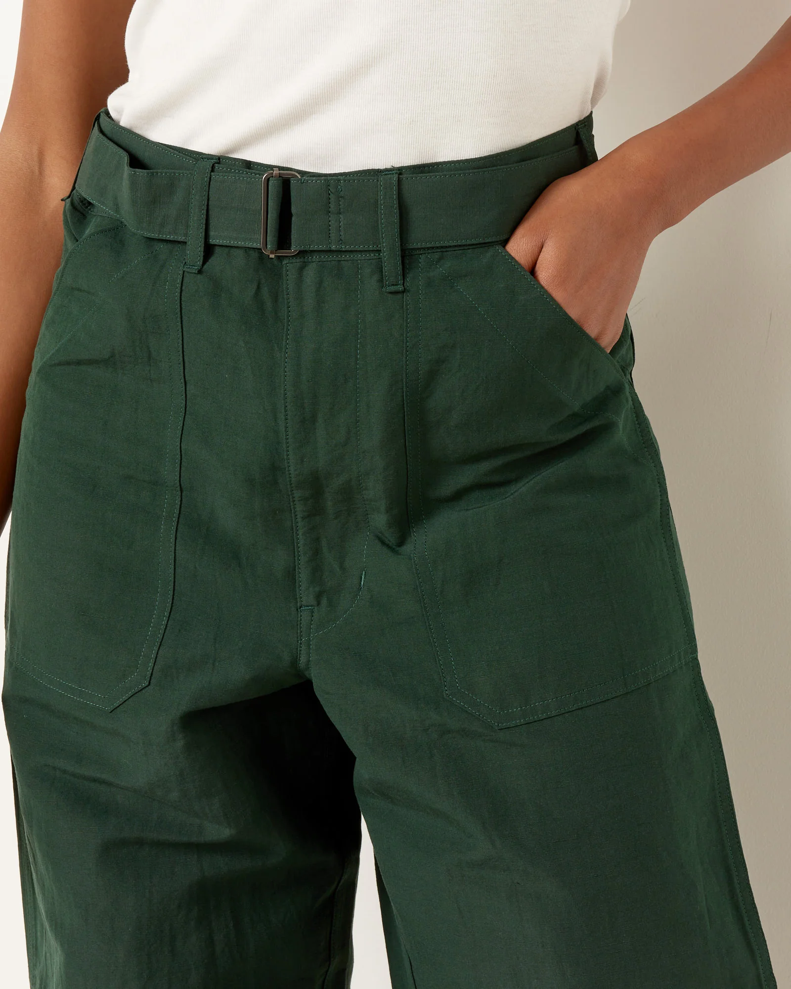 Weather Pant in Dark Green - Image 4