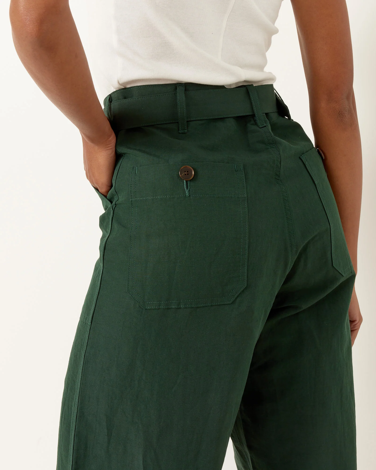Weather Pant in Dark Green - Image 5