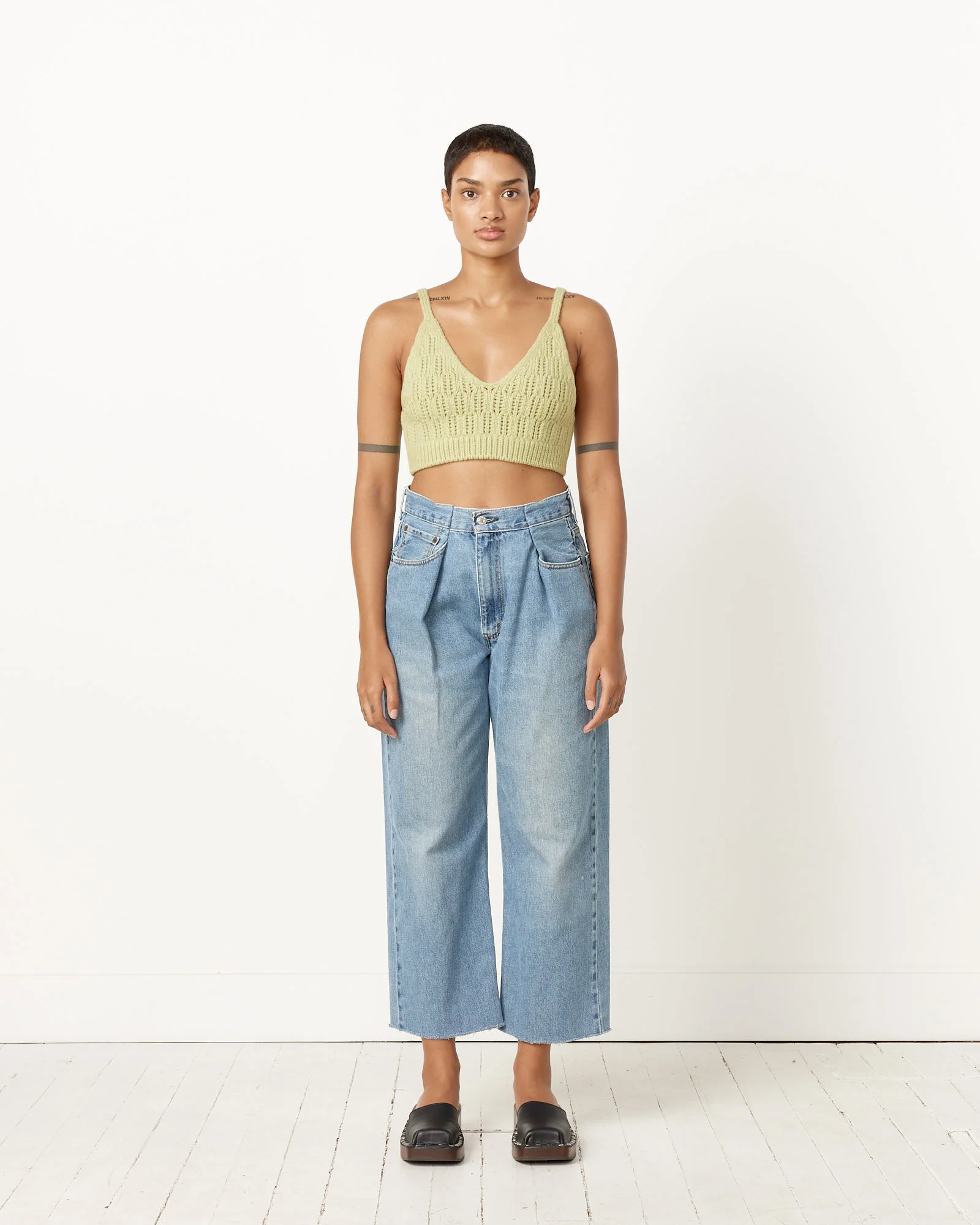 Wool Rib Knit Camisole - Image 2