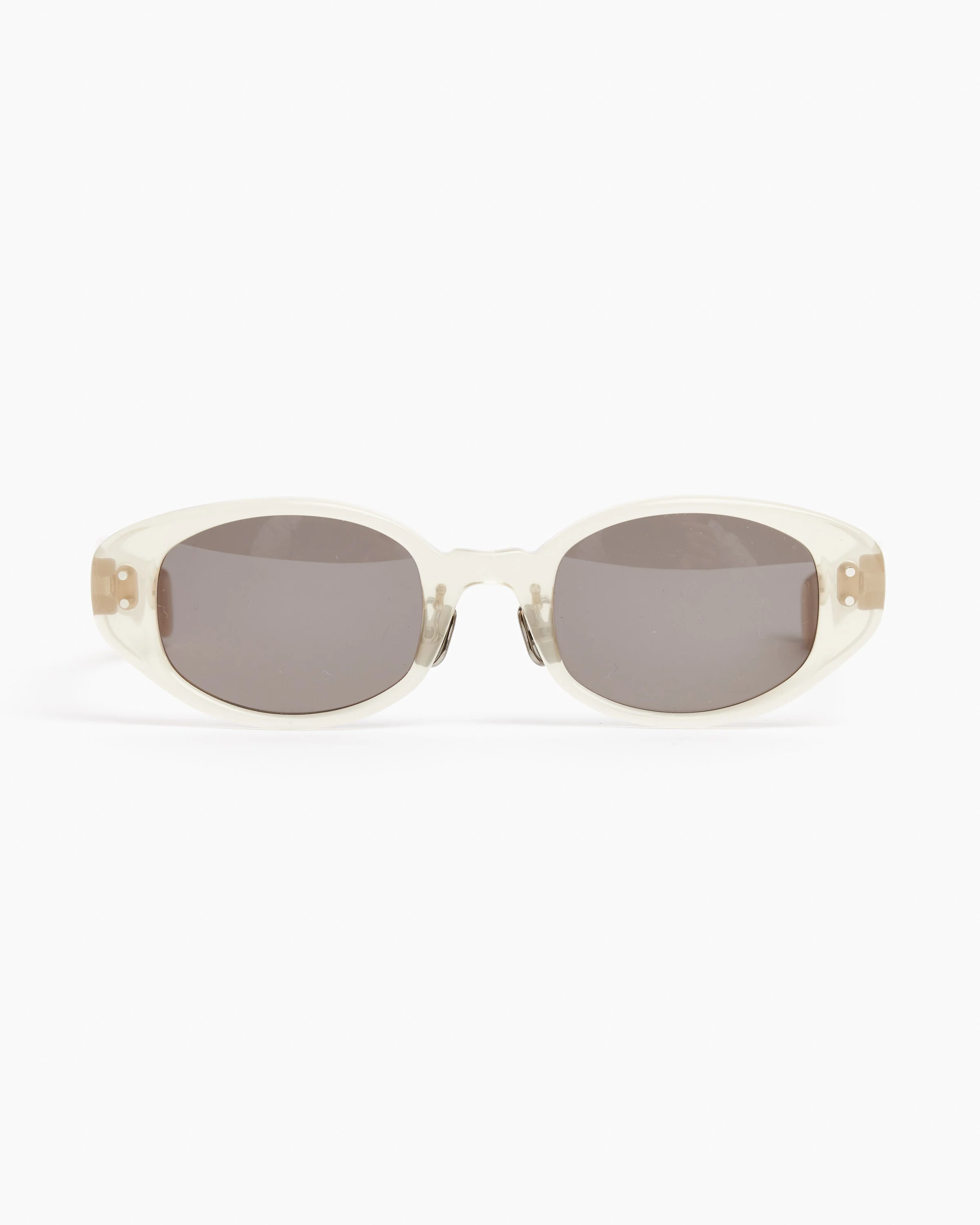 Oval Sunglasses in Light Yellow