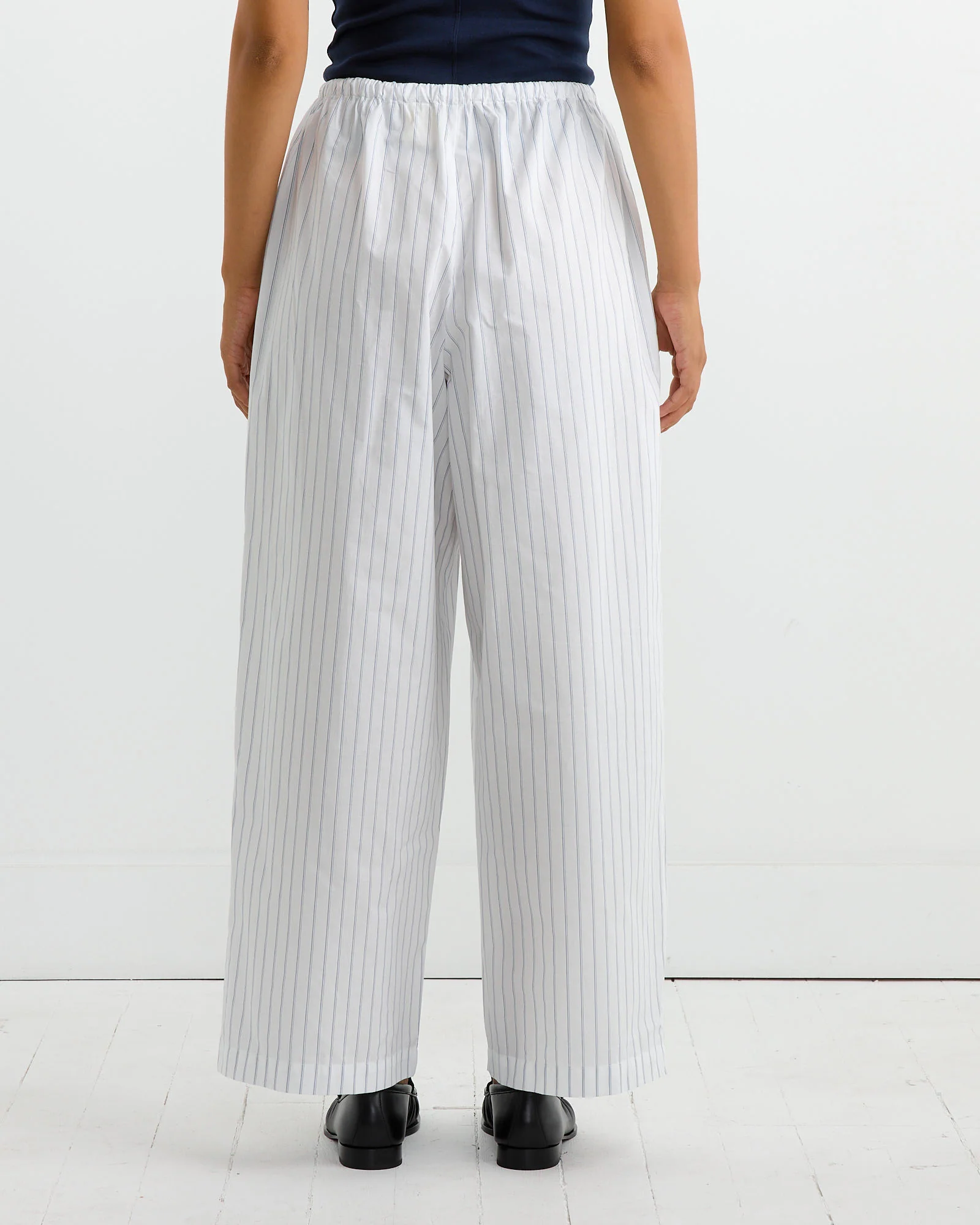 Kolla Pant in White Blue Stripe - Image 4
