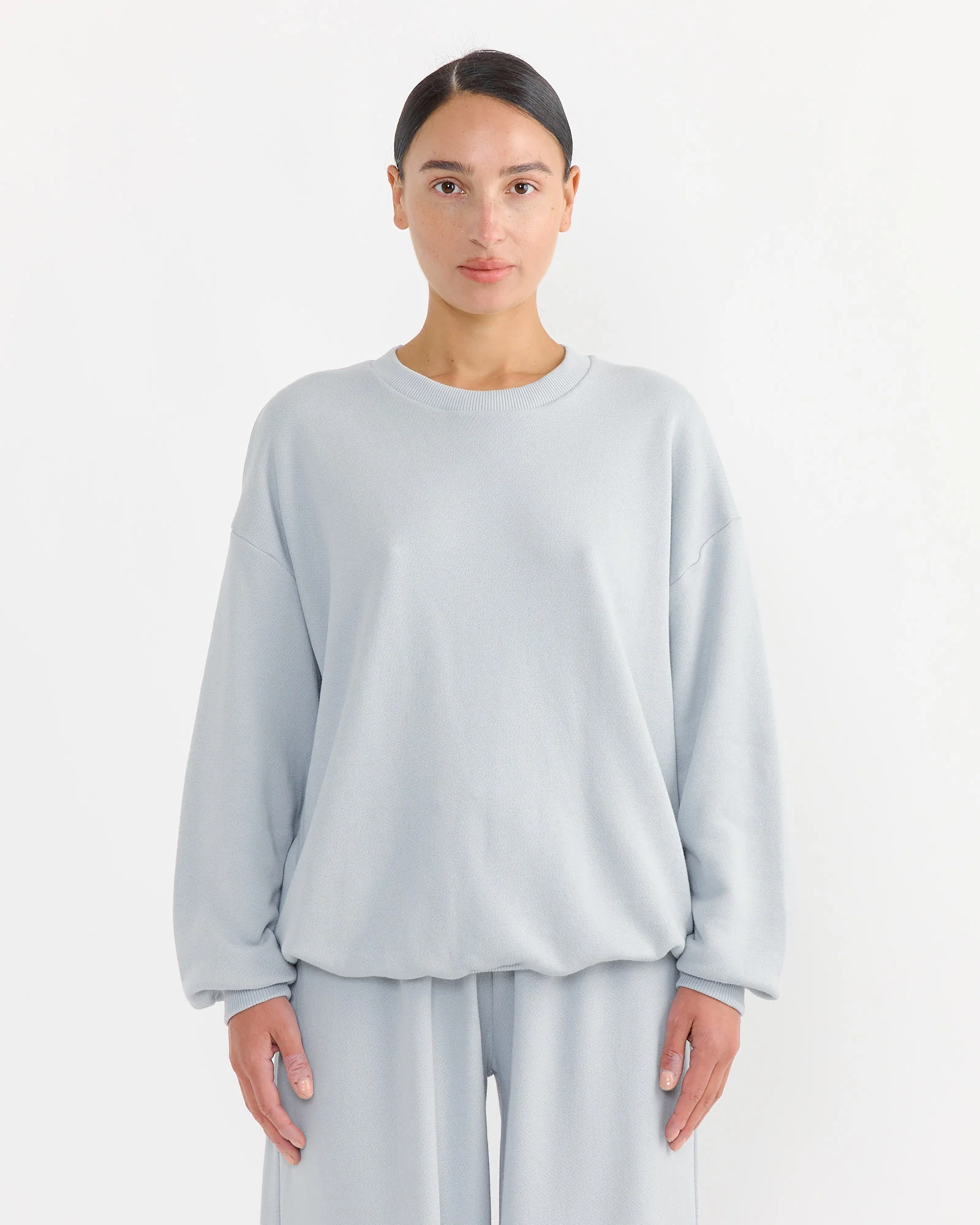 Rim Sweatshirt in Whitestone Blue