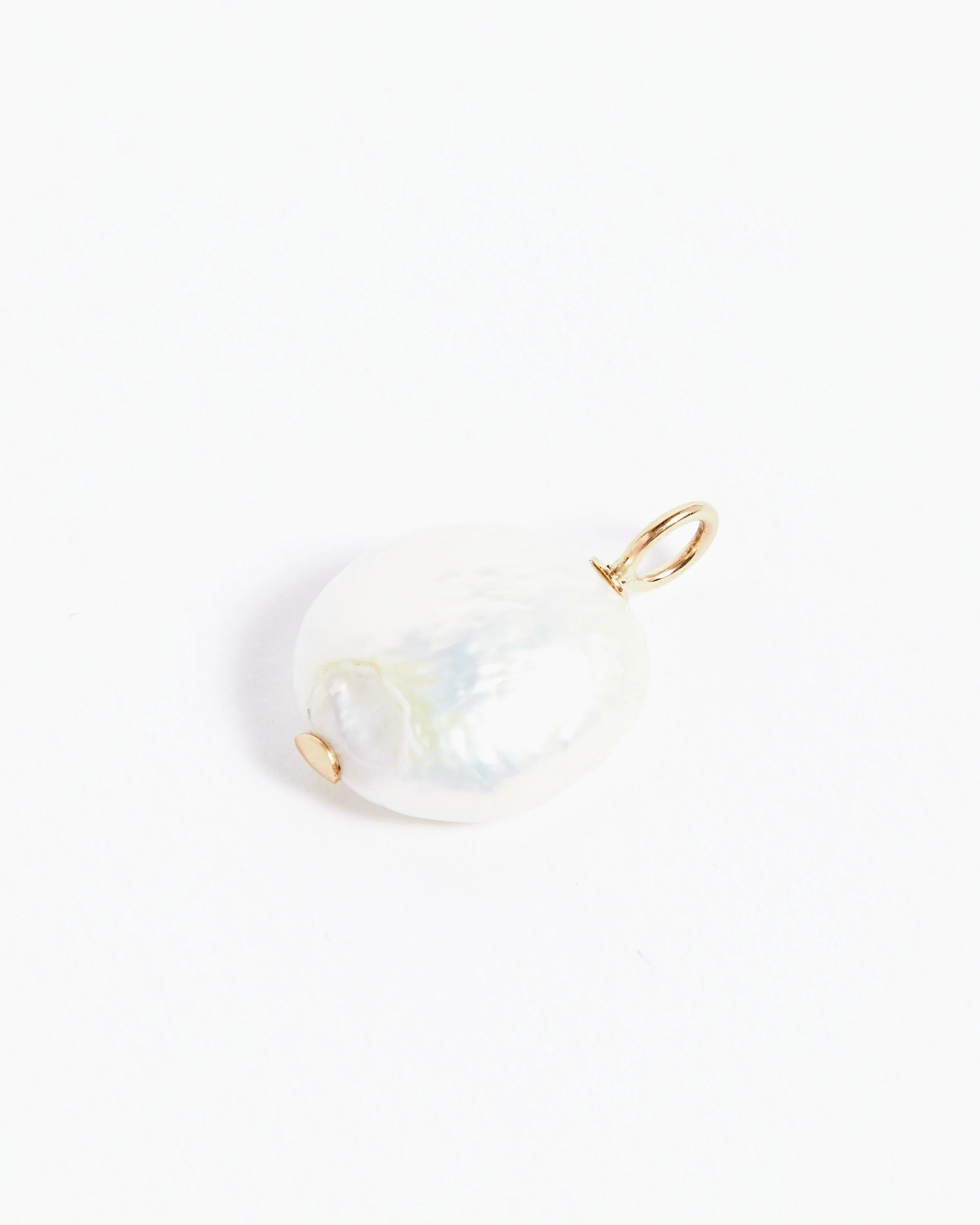 Baroque Pendant Charm in Pearl - Image 4