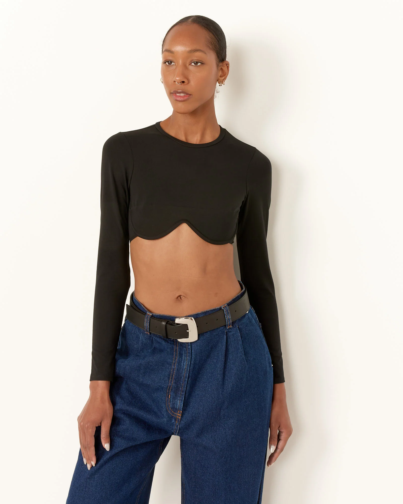 Ariel Blouse in Black - Image 4