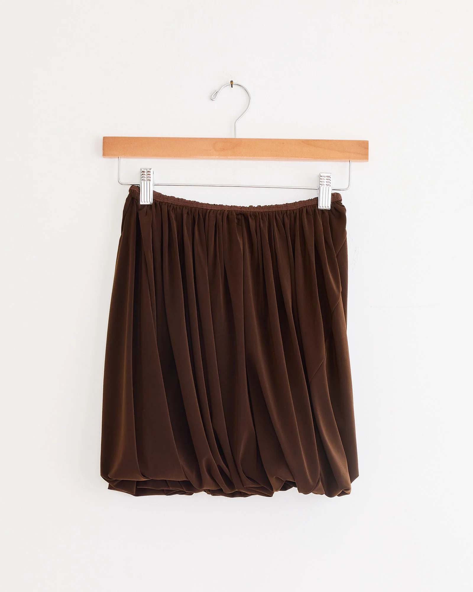 Twisted Maro Skirt in Brown