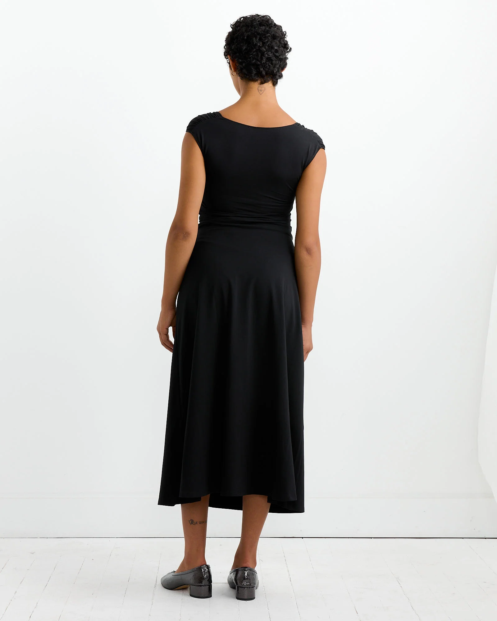 Verne Dress in Black - Image 2