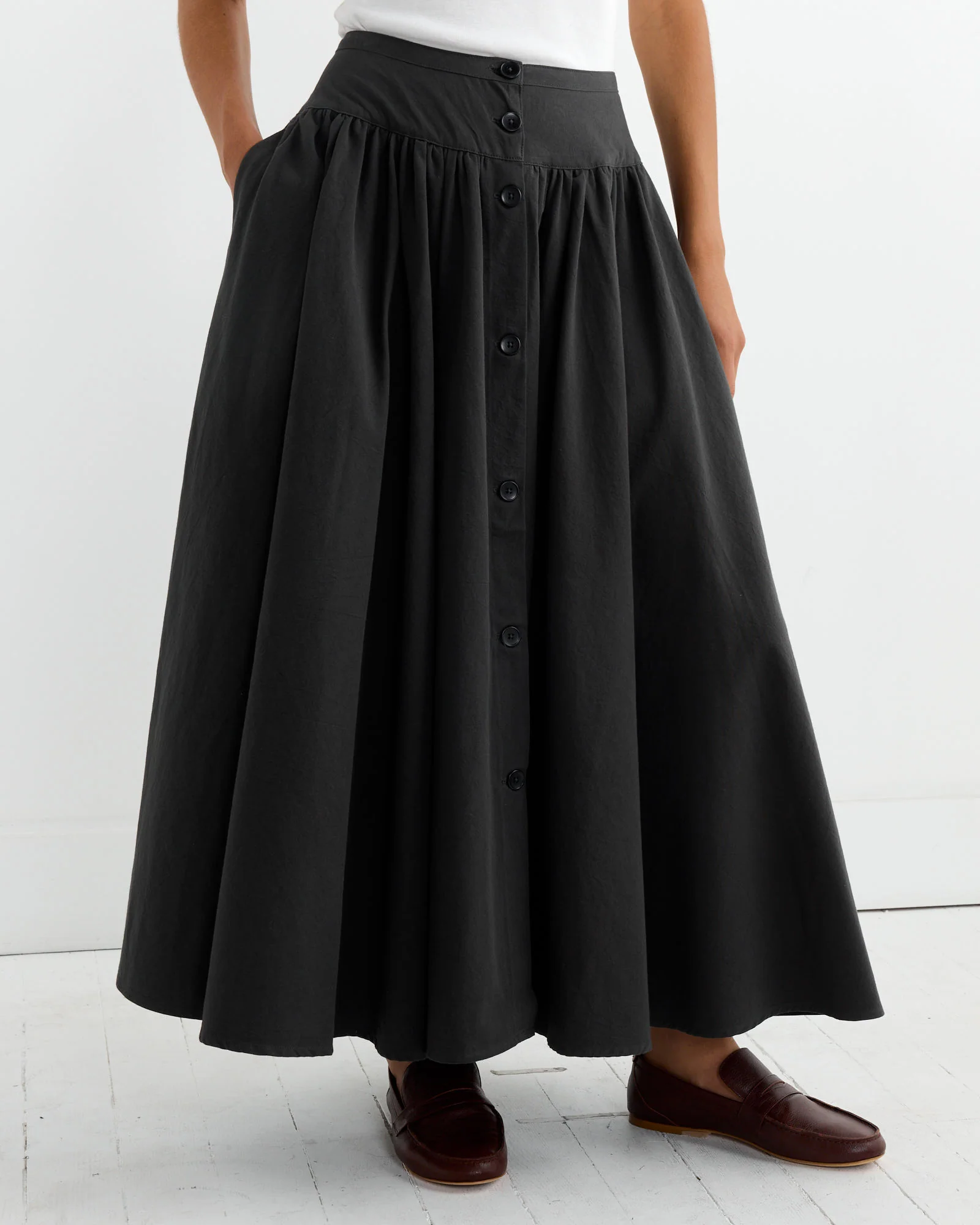 Circular Skirt in Dark Grey - Image 2