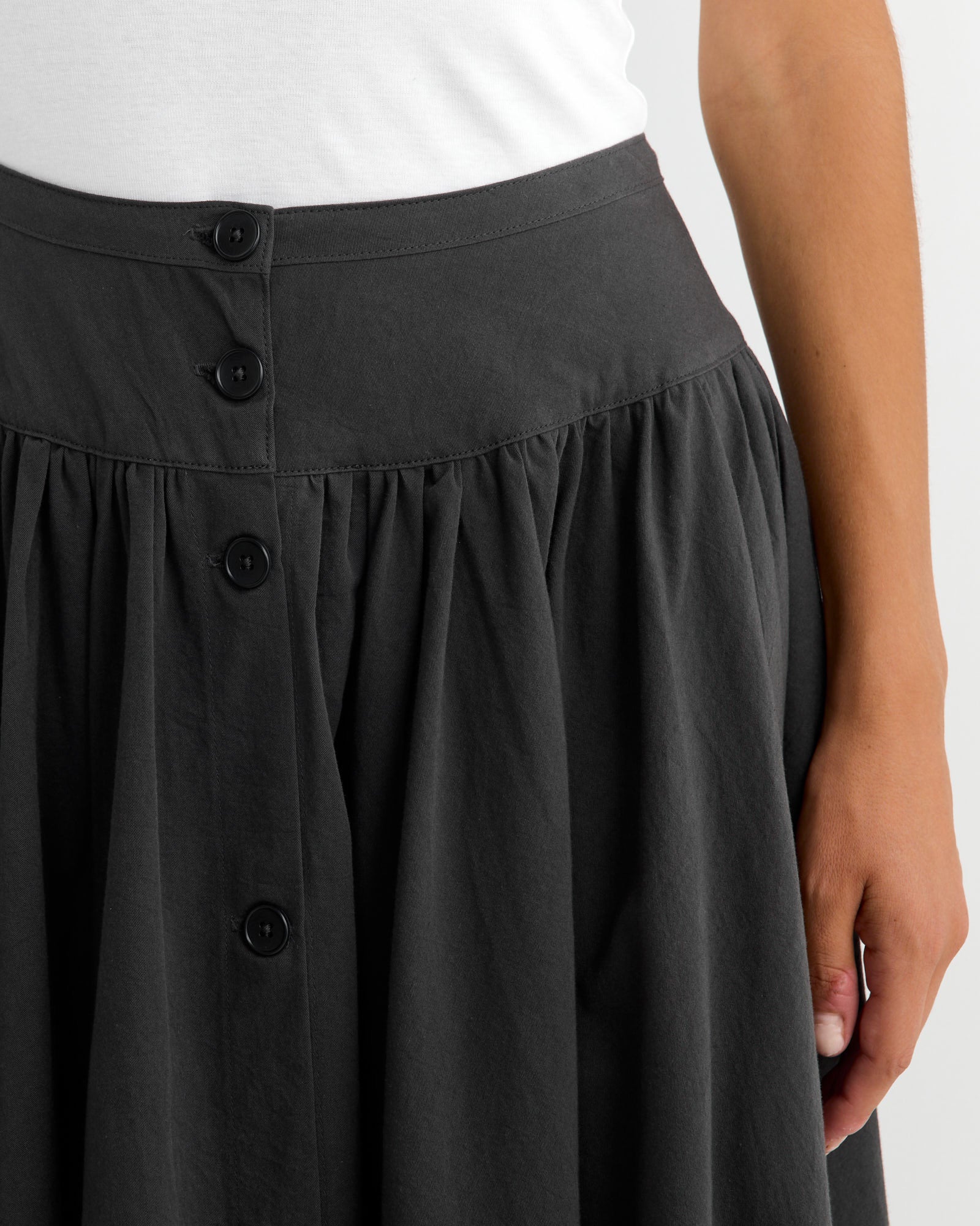 Circular Skirt in Dark Grey - Image 3