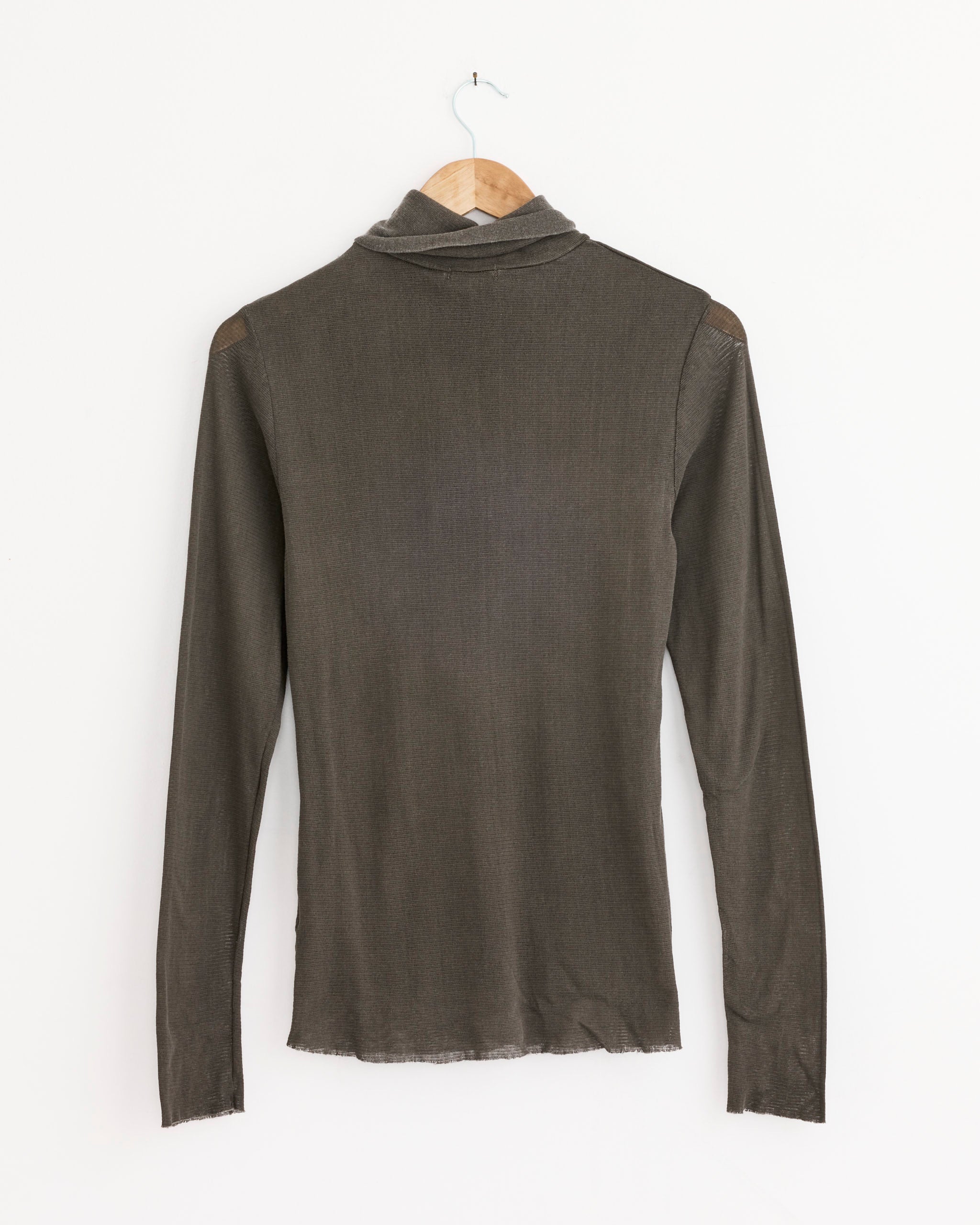 Double Mesh in Turtleneck Slate - Image 3