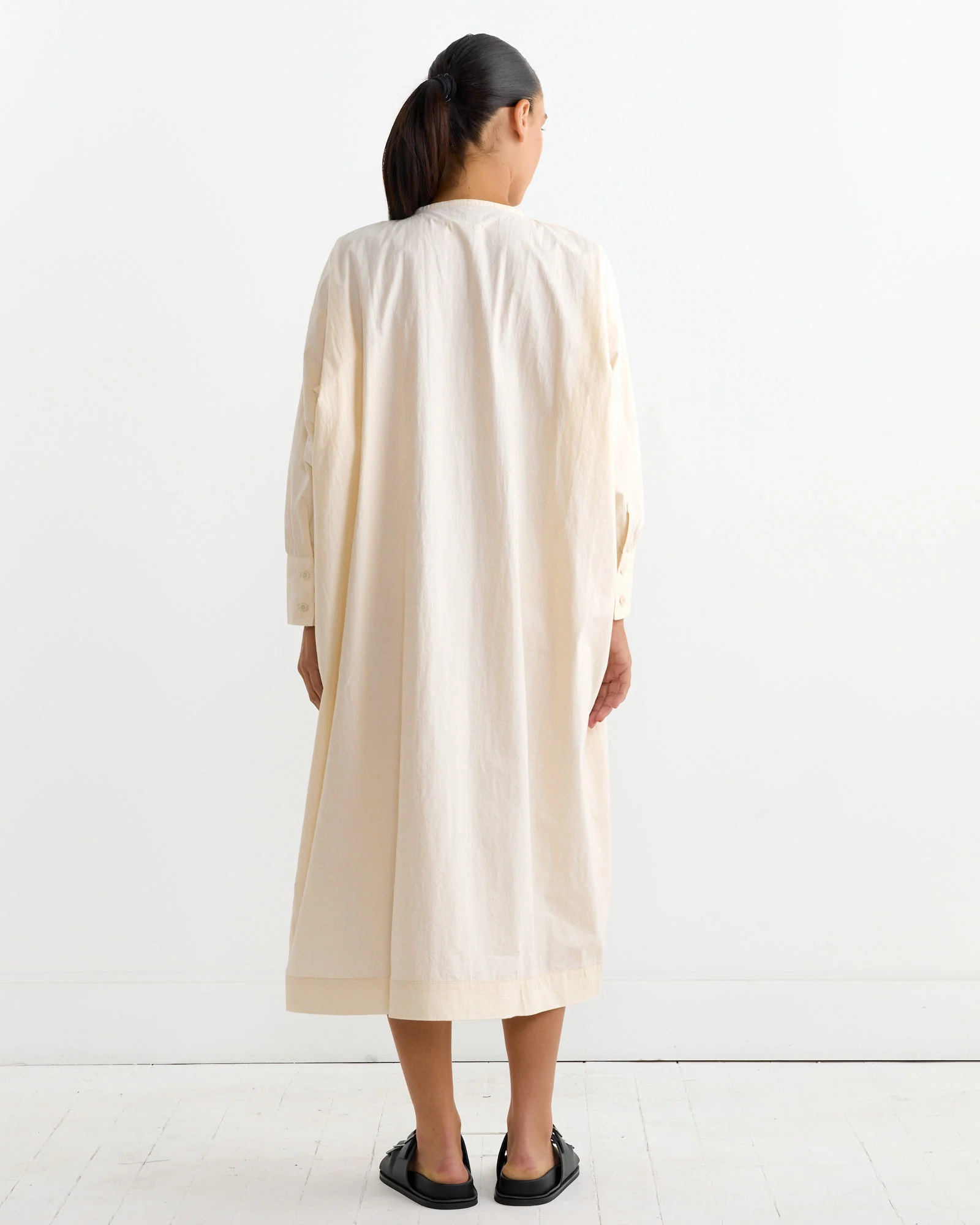 Ruffled Dress in Ivory - Image 2