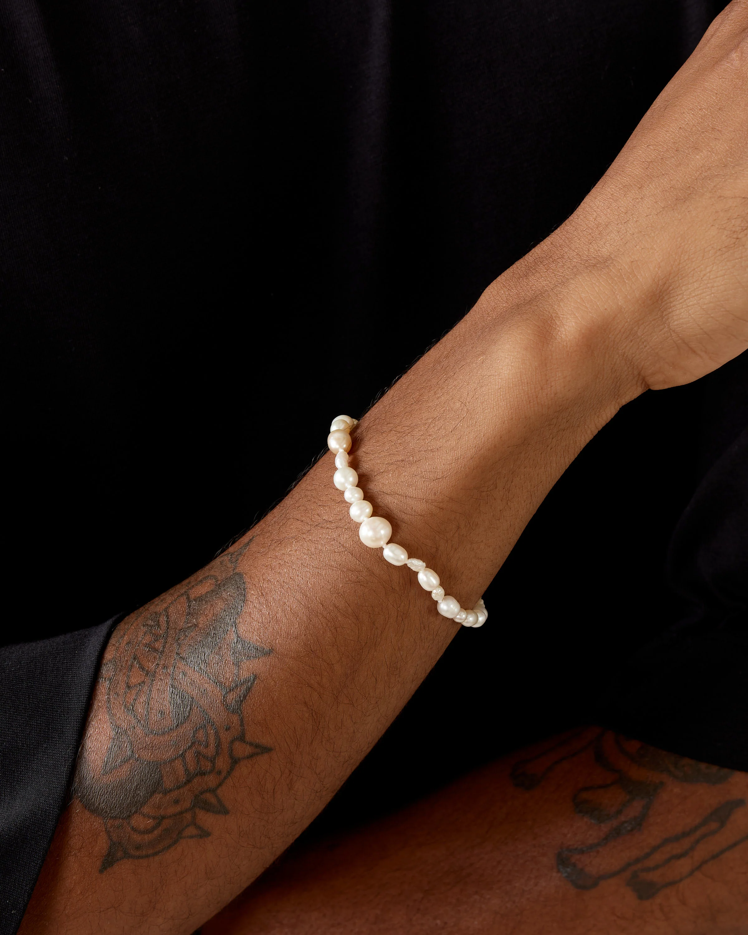 Antique Pearl Bracelet in Sterling Silver - Image 2