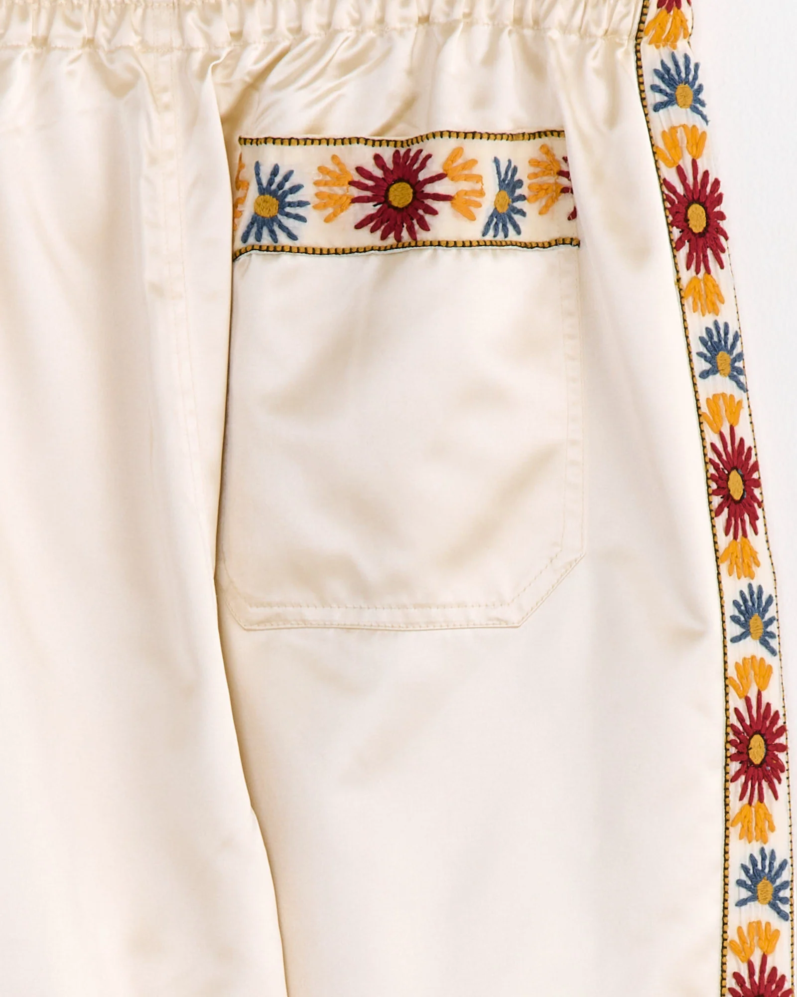Candyfloss Track Pant in Cream Multi - Image 3