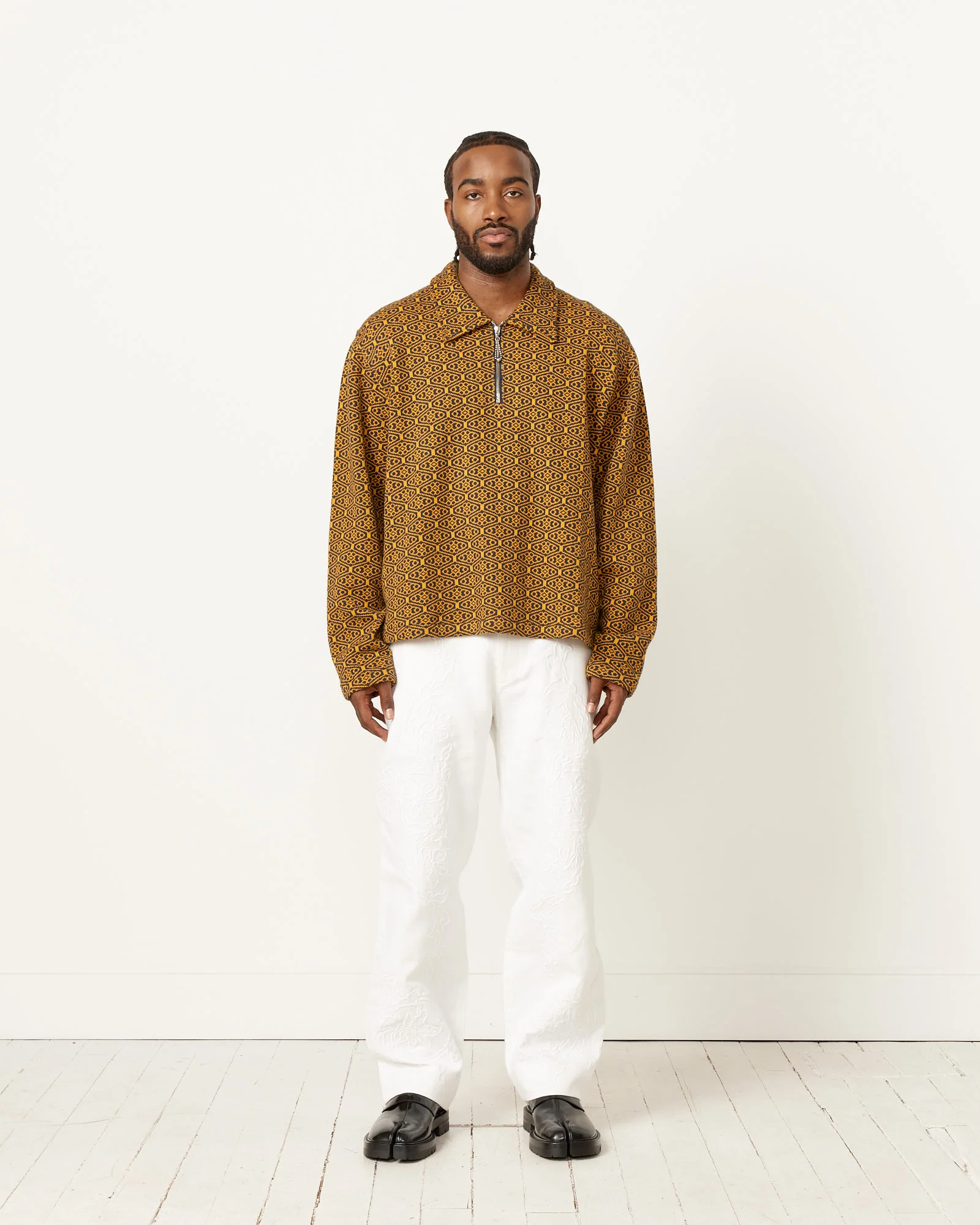 Crescent Jacquard Quarter Zip - Image 2