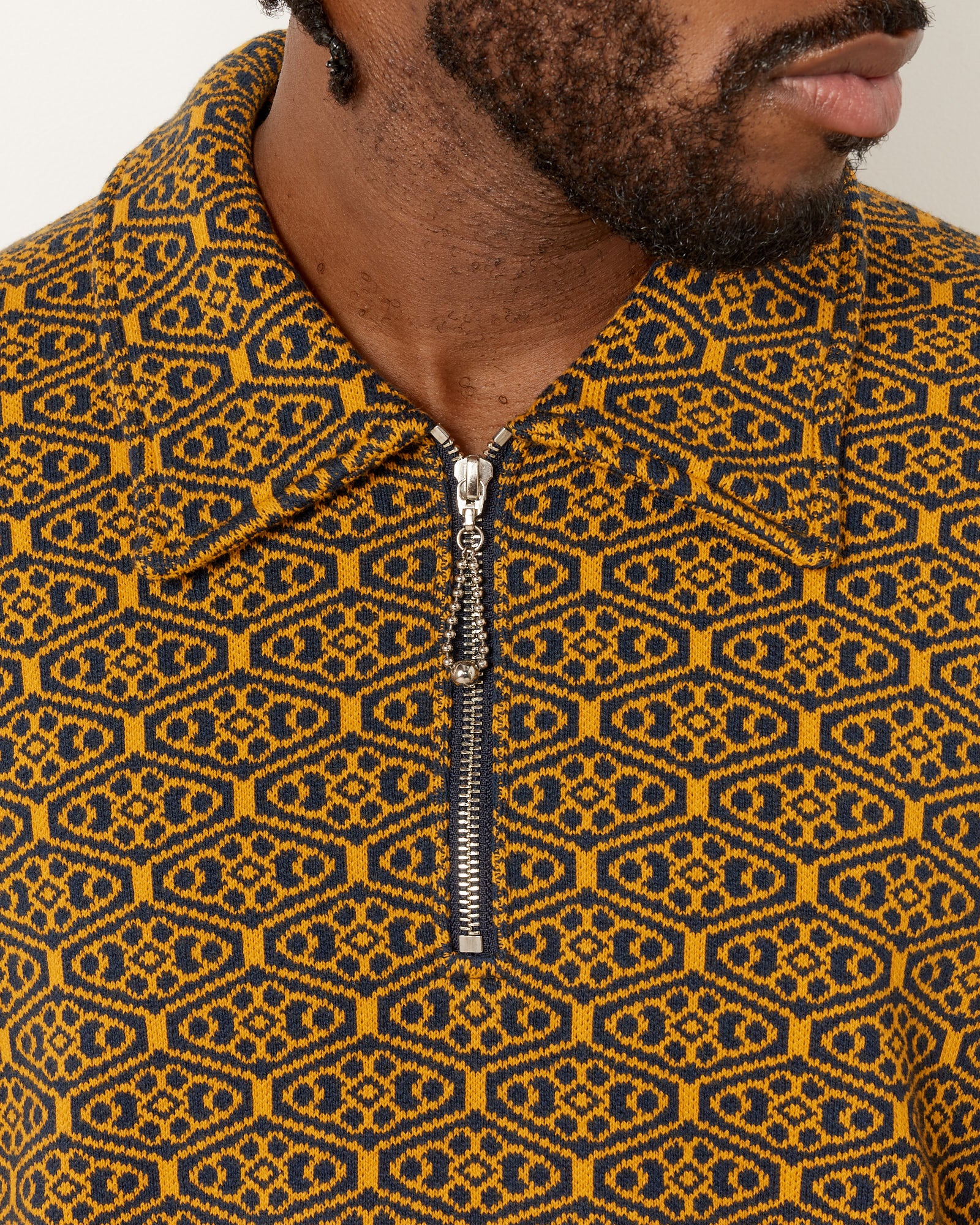Crescent Jacquard Quarter Zip - Image 3