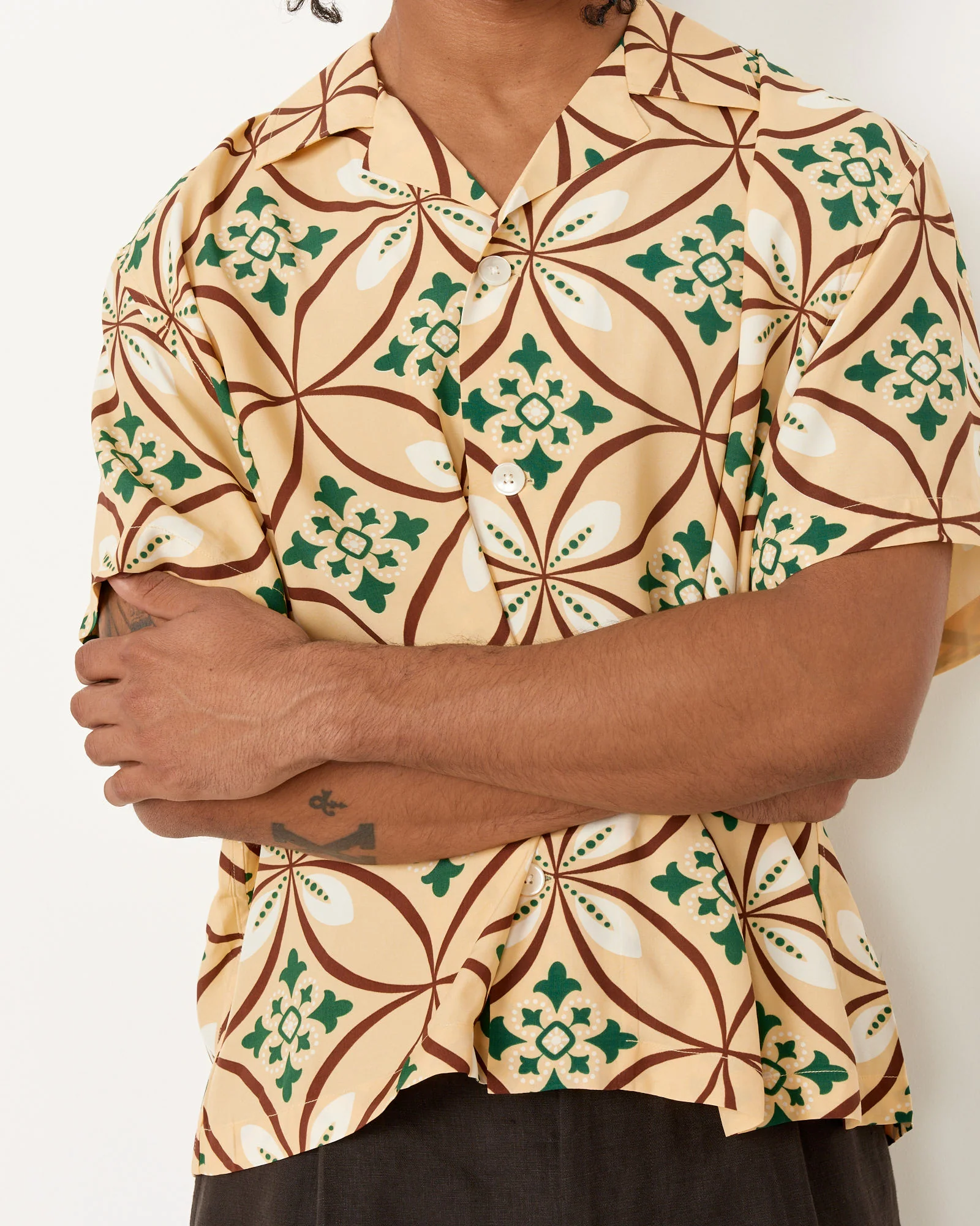 Greer Shirt in Yellow Multi - Image 4