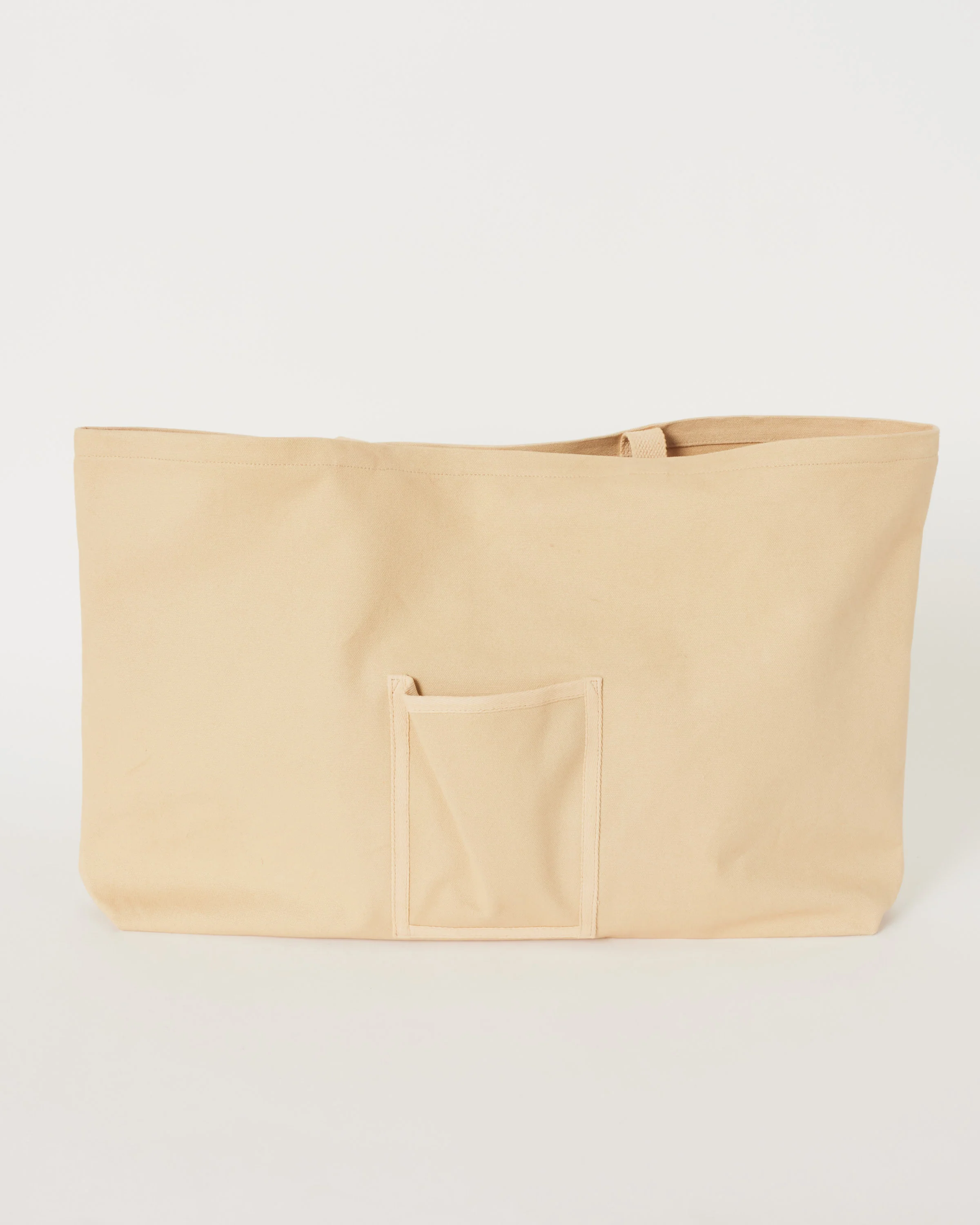 Large Beer Tote in Ecru Green - Image 3