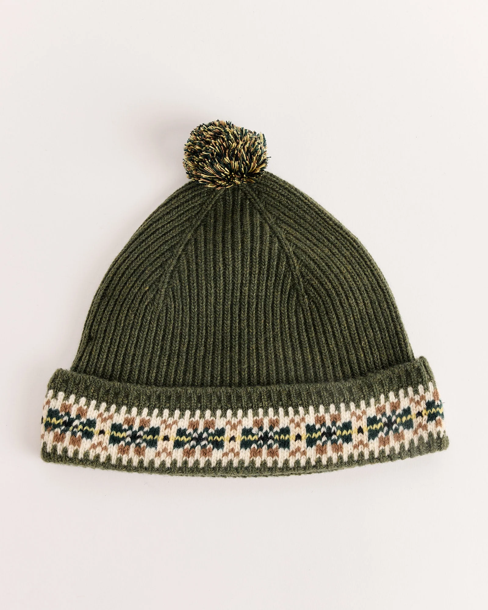 Moritz Hat in Green Multi