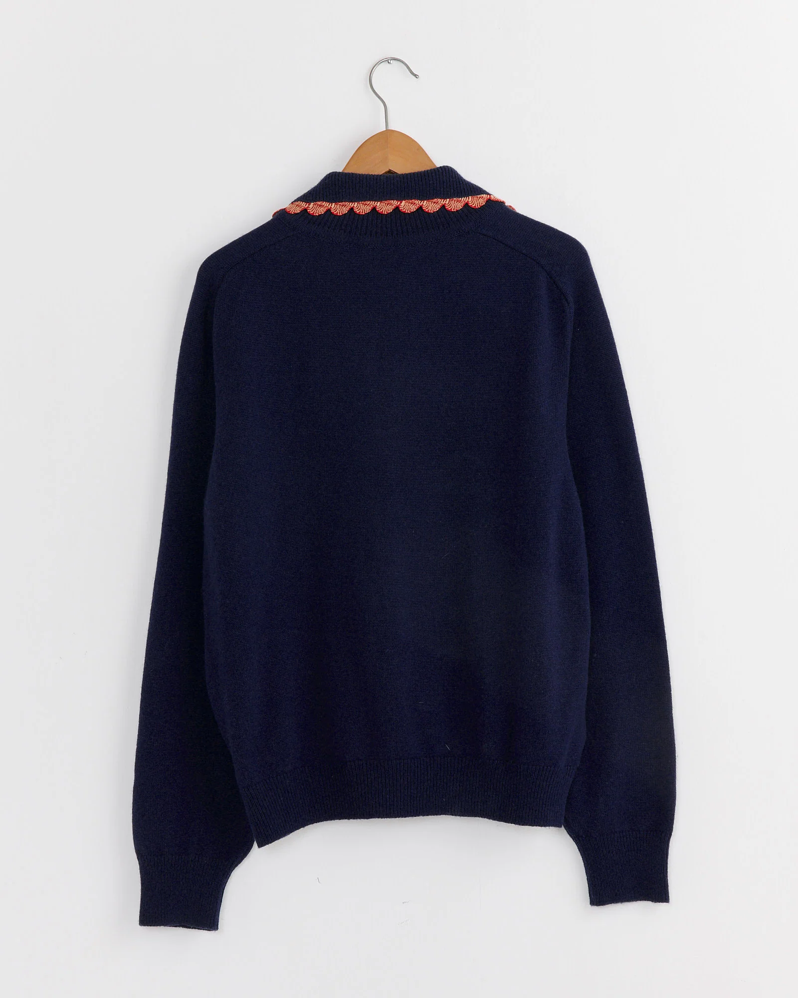 Rookie Polo Knit in Navy - Image 3