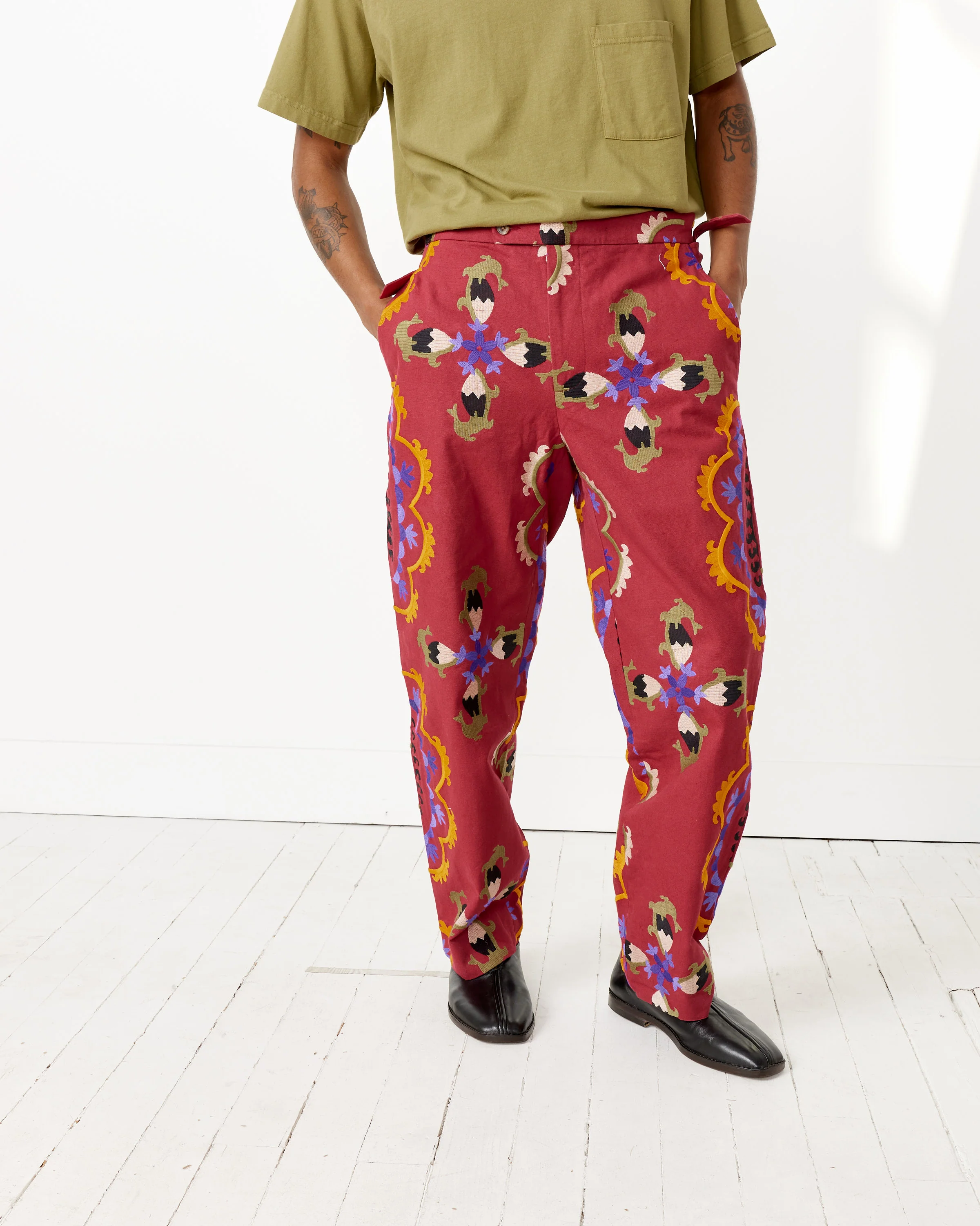 Suzani Embroidery Trouser - Image 4