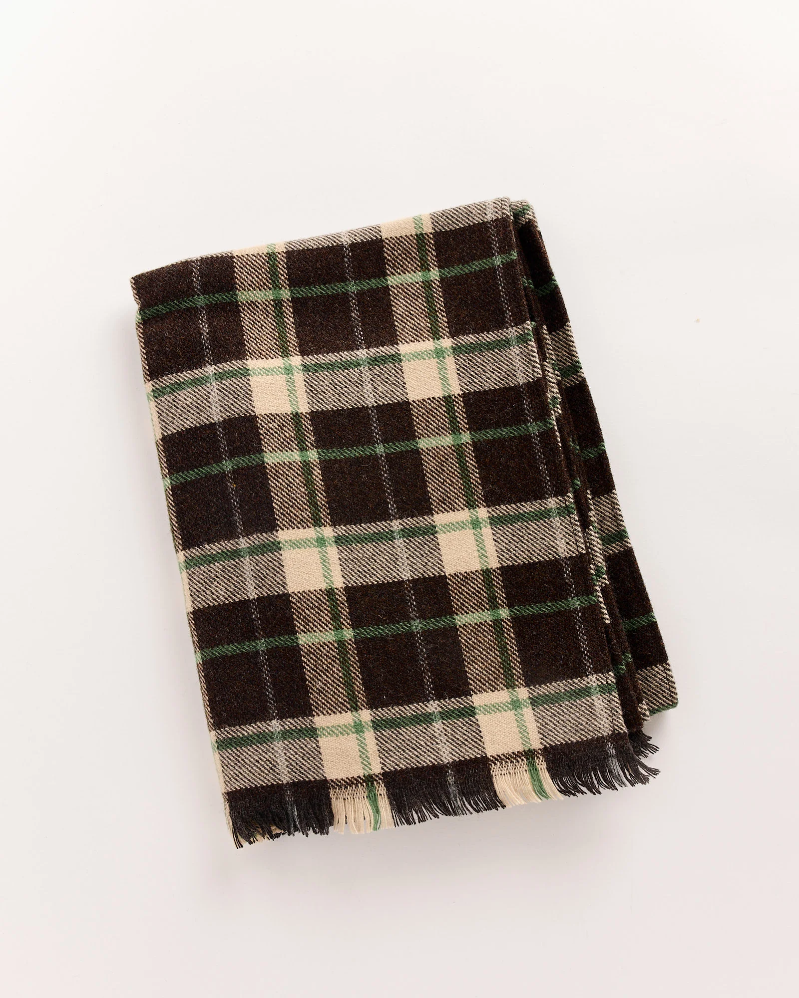 Bode Woodcrest Scarf in Brown/Green